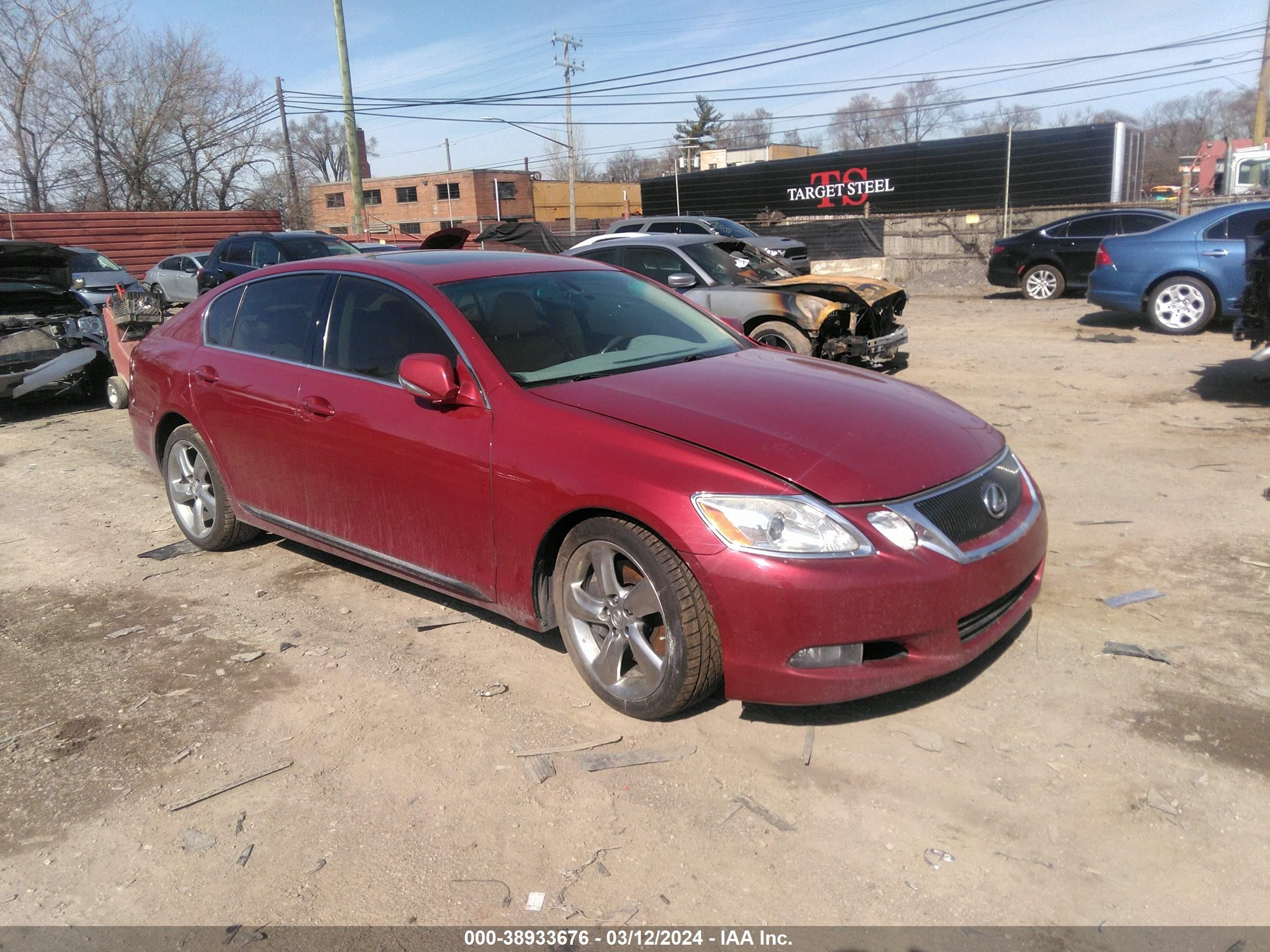 lexus gs 2008 jthbe96s780028931