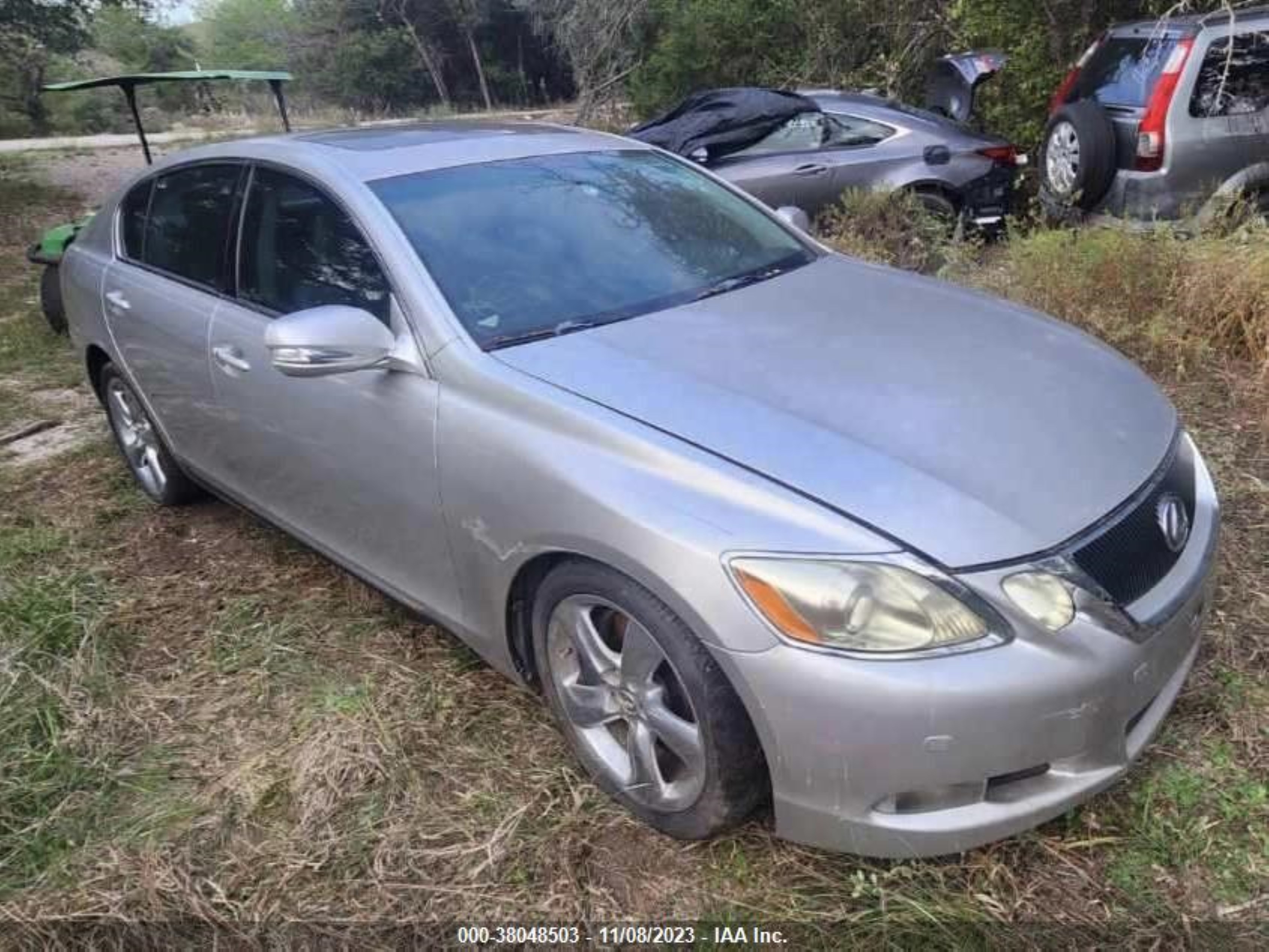 lexus gs 2008 jthbe96sx80029636