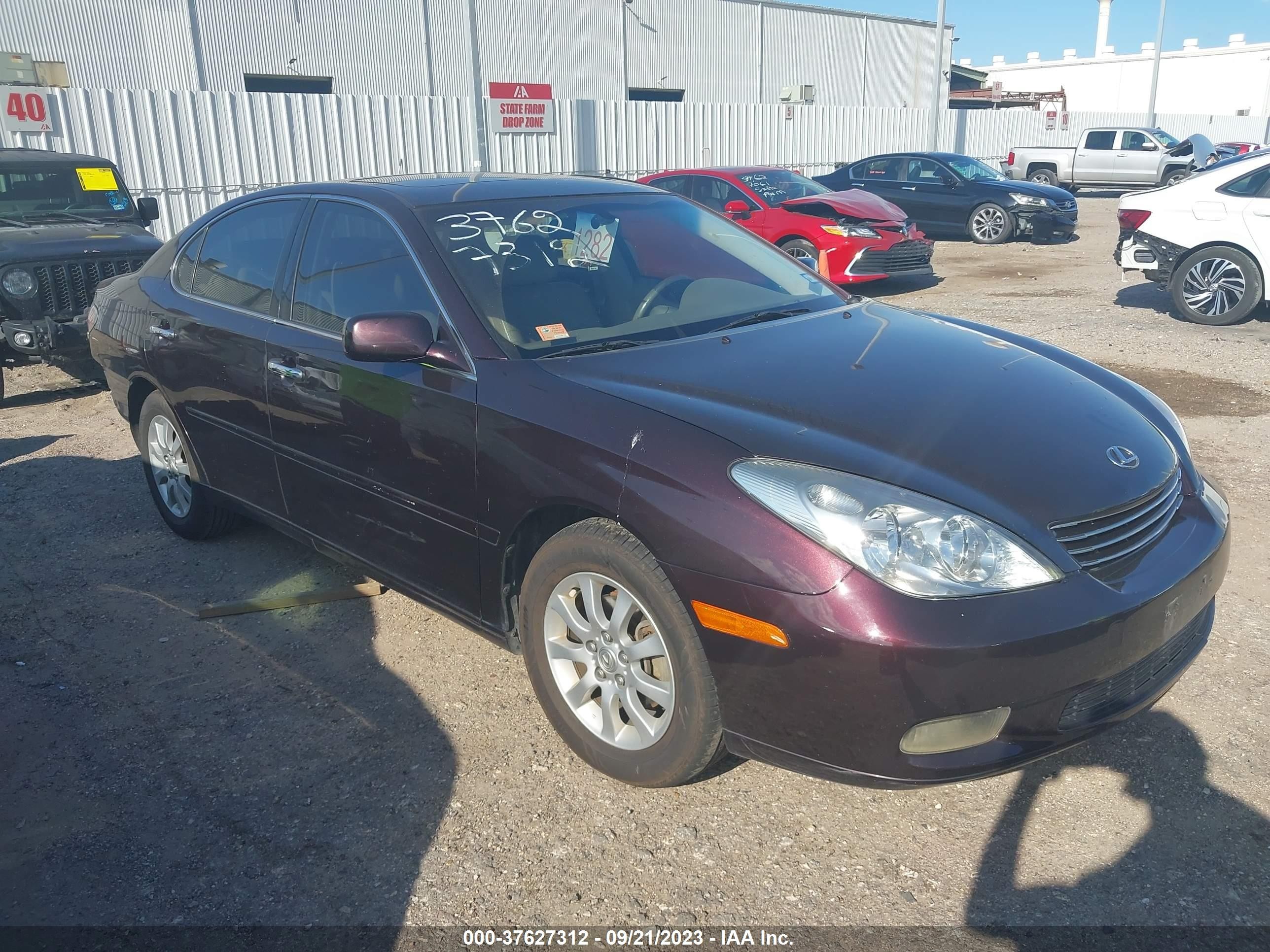 lexus es 2002 jthbf30g020054552