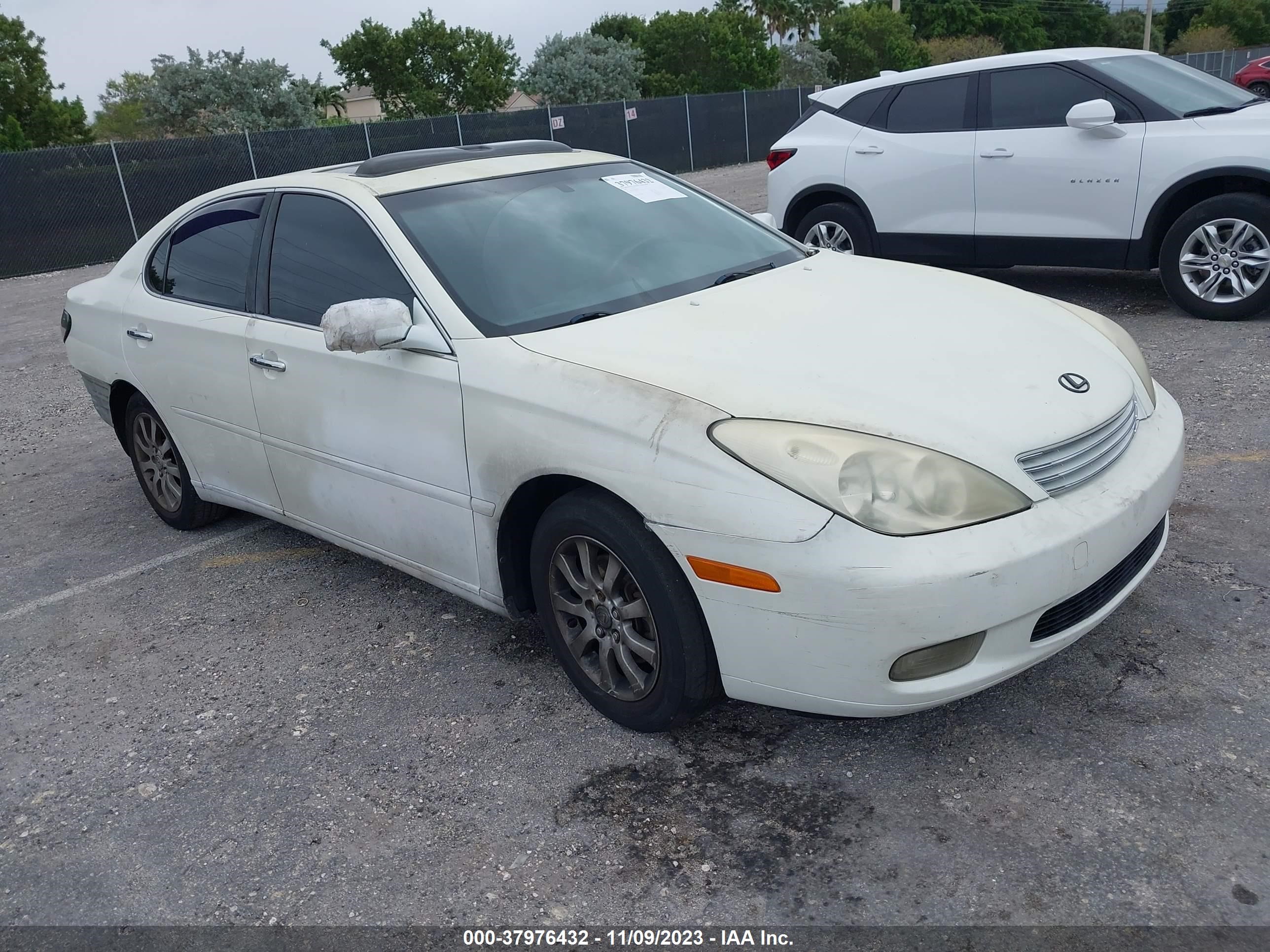 lexus es 2003 jthbf30g030146004