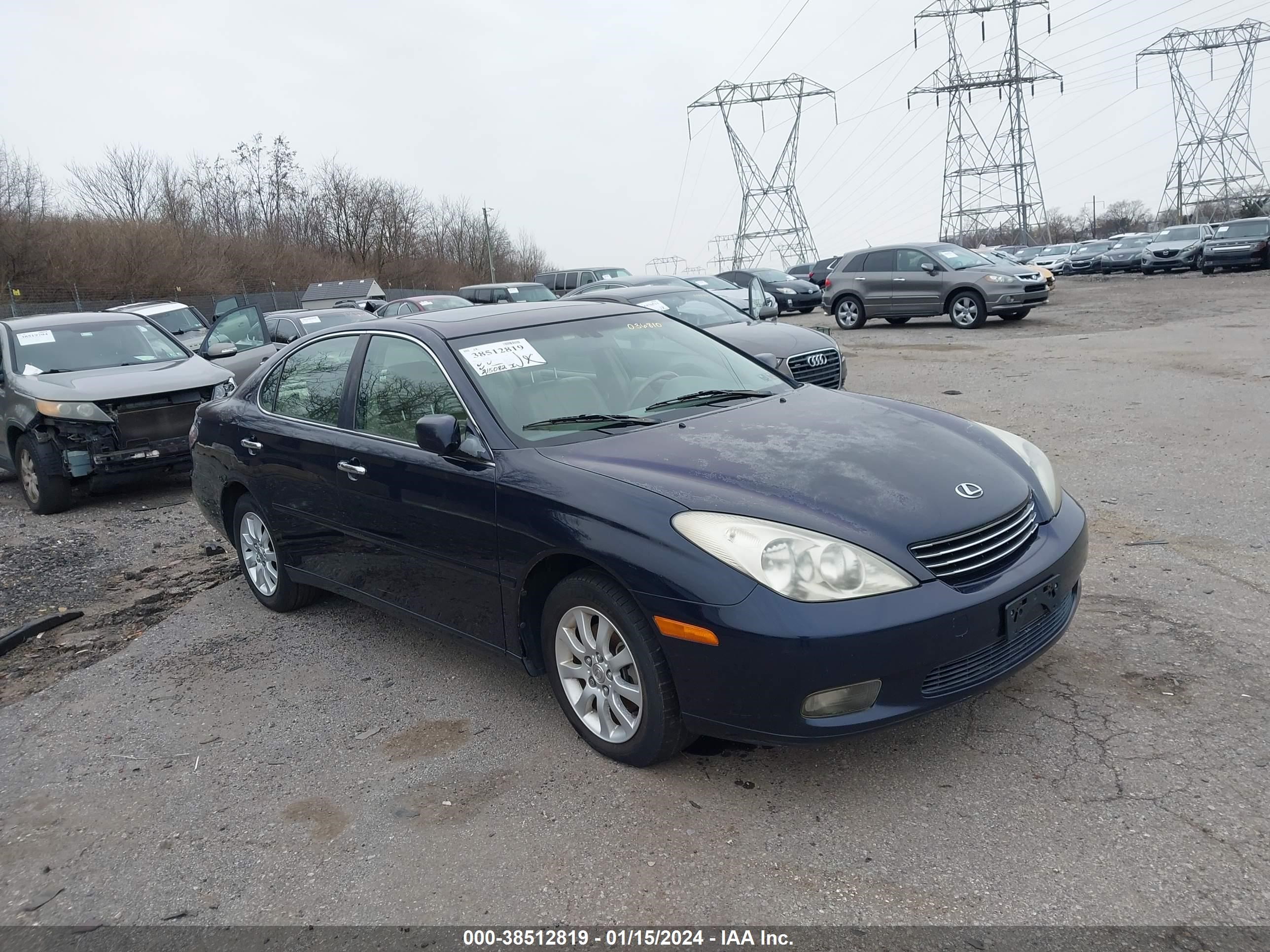 lexus es 2002 jthbf30g125036810