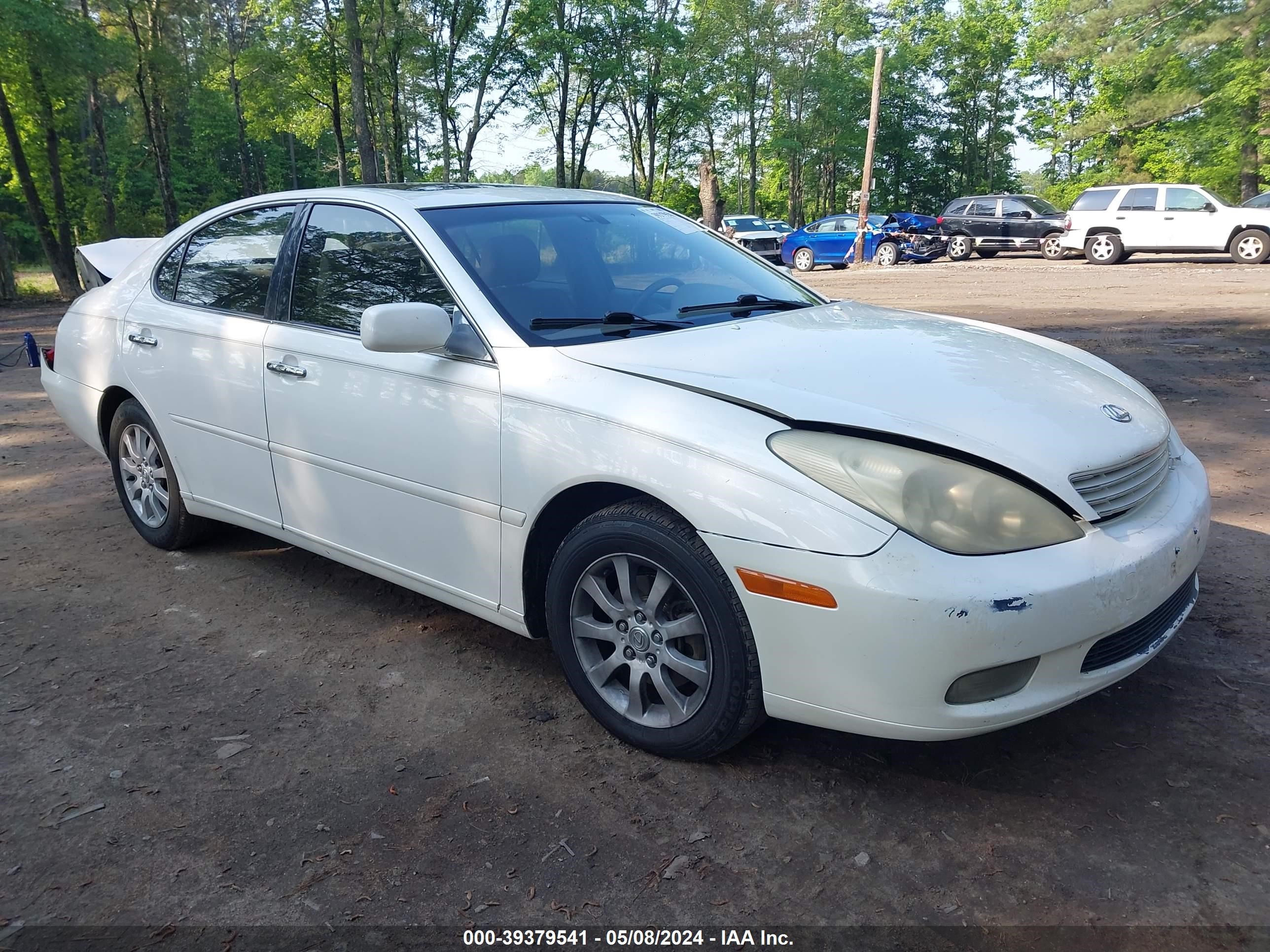 lexus es 2003 jthbf30g236014312