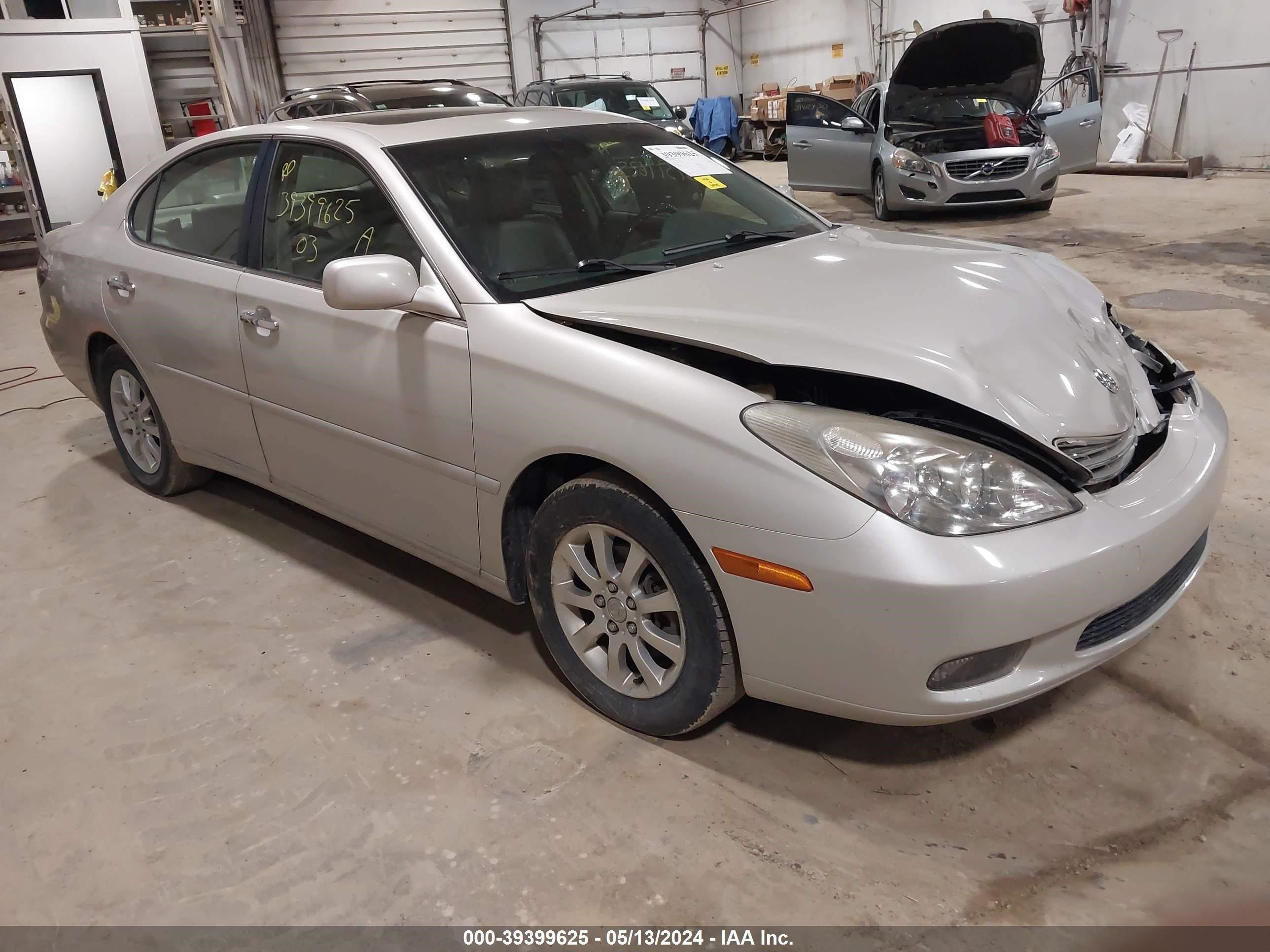 lexus es 2003 jthbf30g330107410