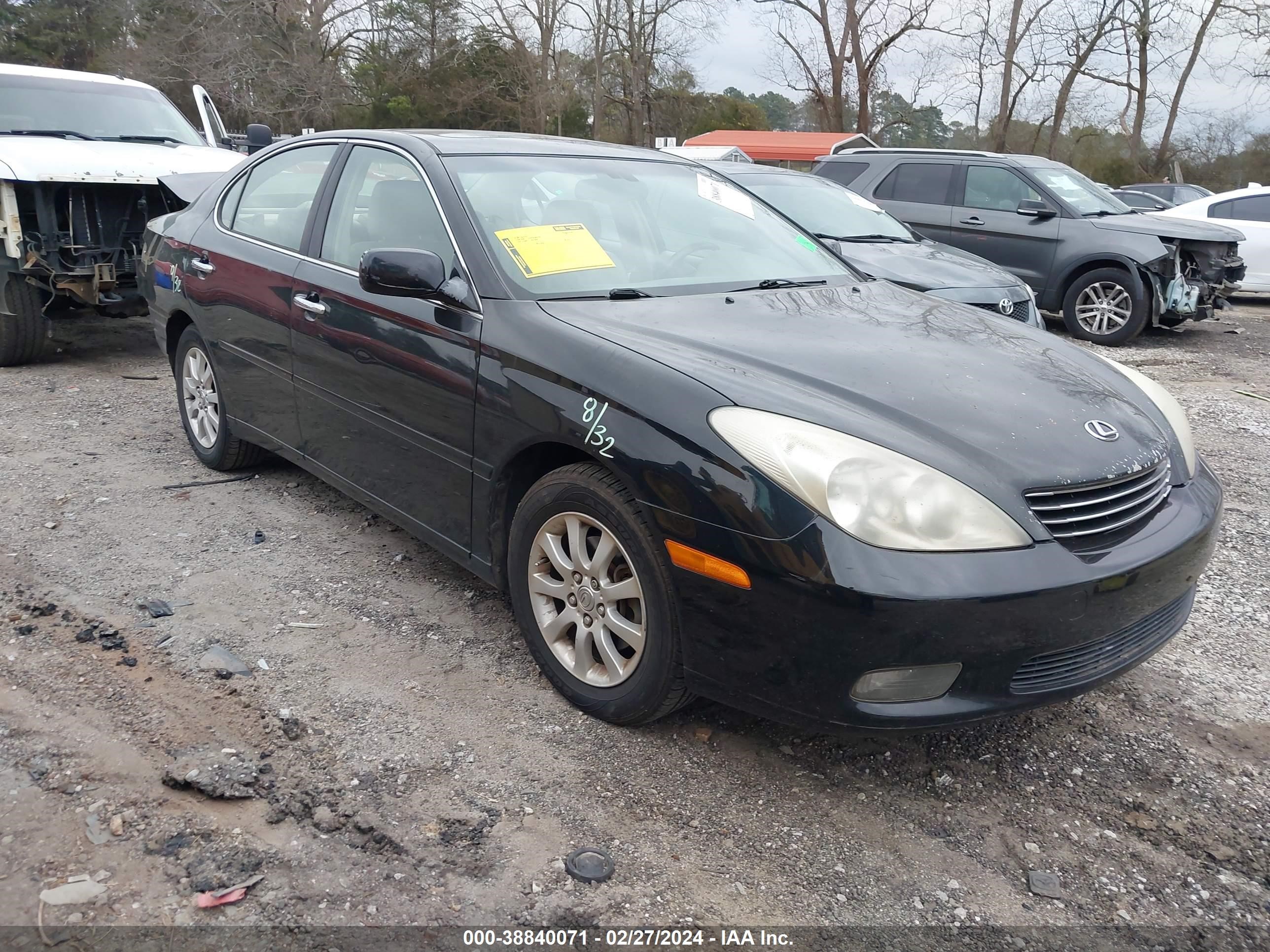 lexus es 2003 jthbf30g335038088