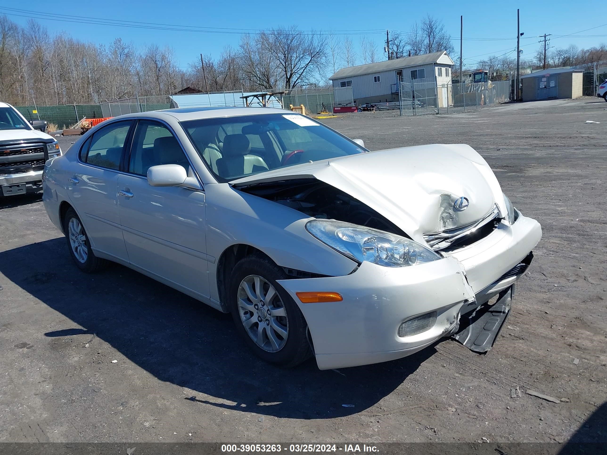 lexus es 2003 jthbf30g430089595