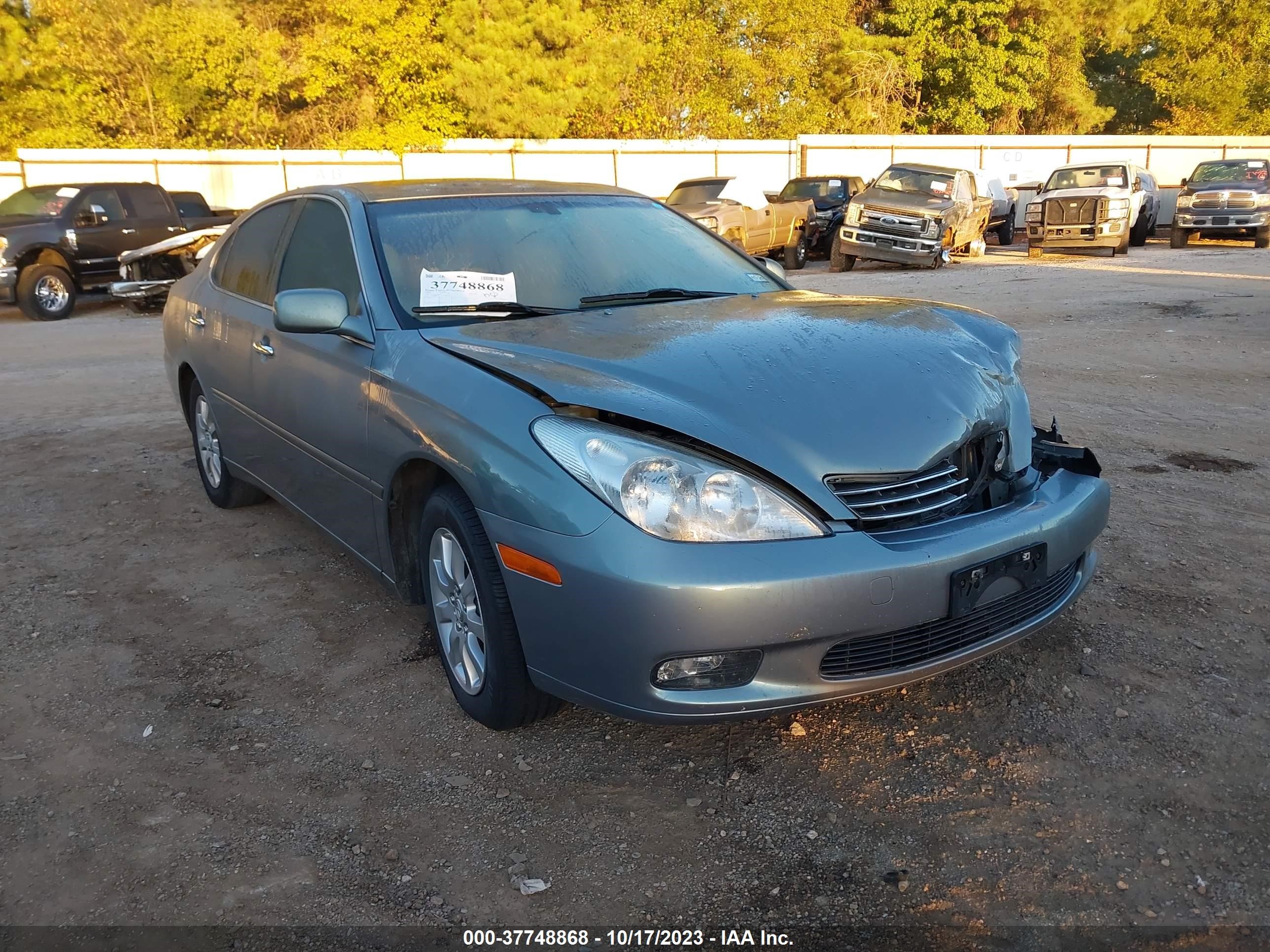 lexus es 2003 jthbf30g430092237