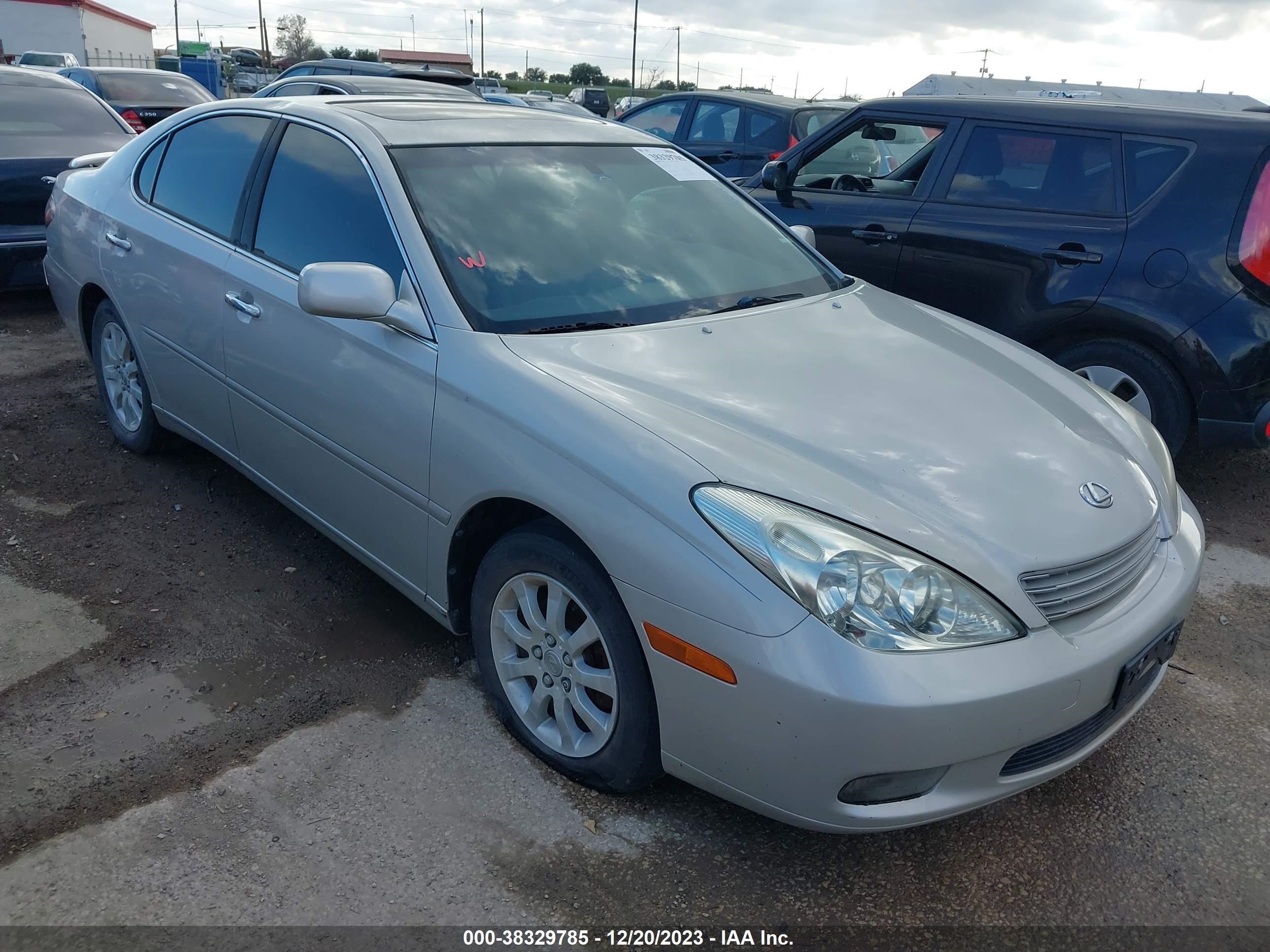 lexus es 2003 jthbf30g736019019