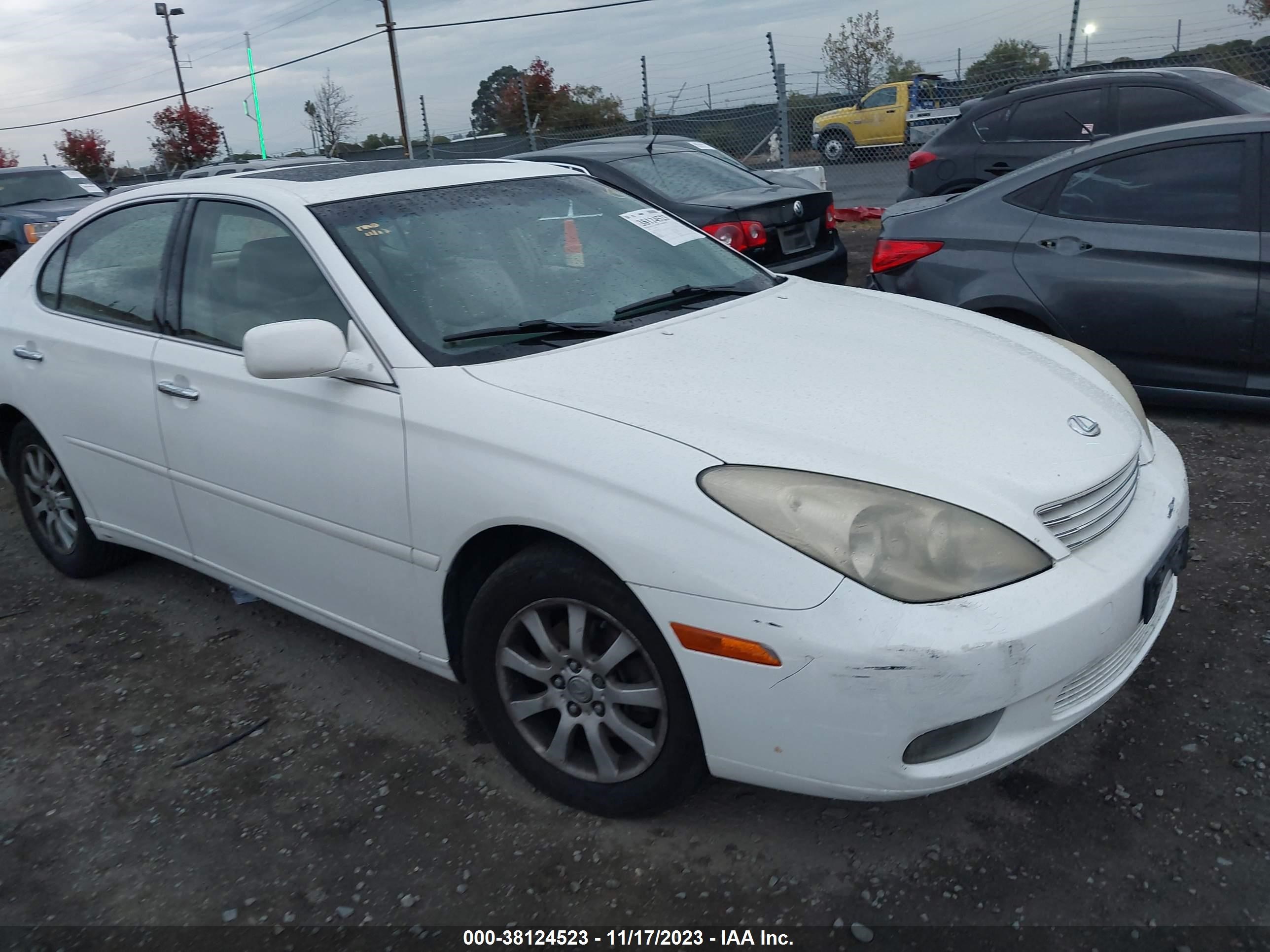 lexus es 2003 jthbf30g830143383