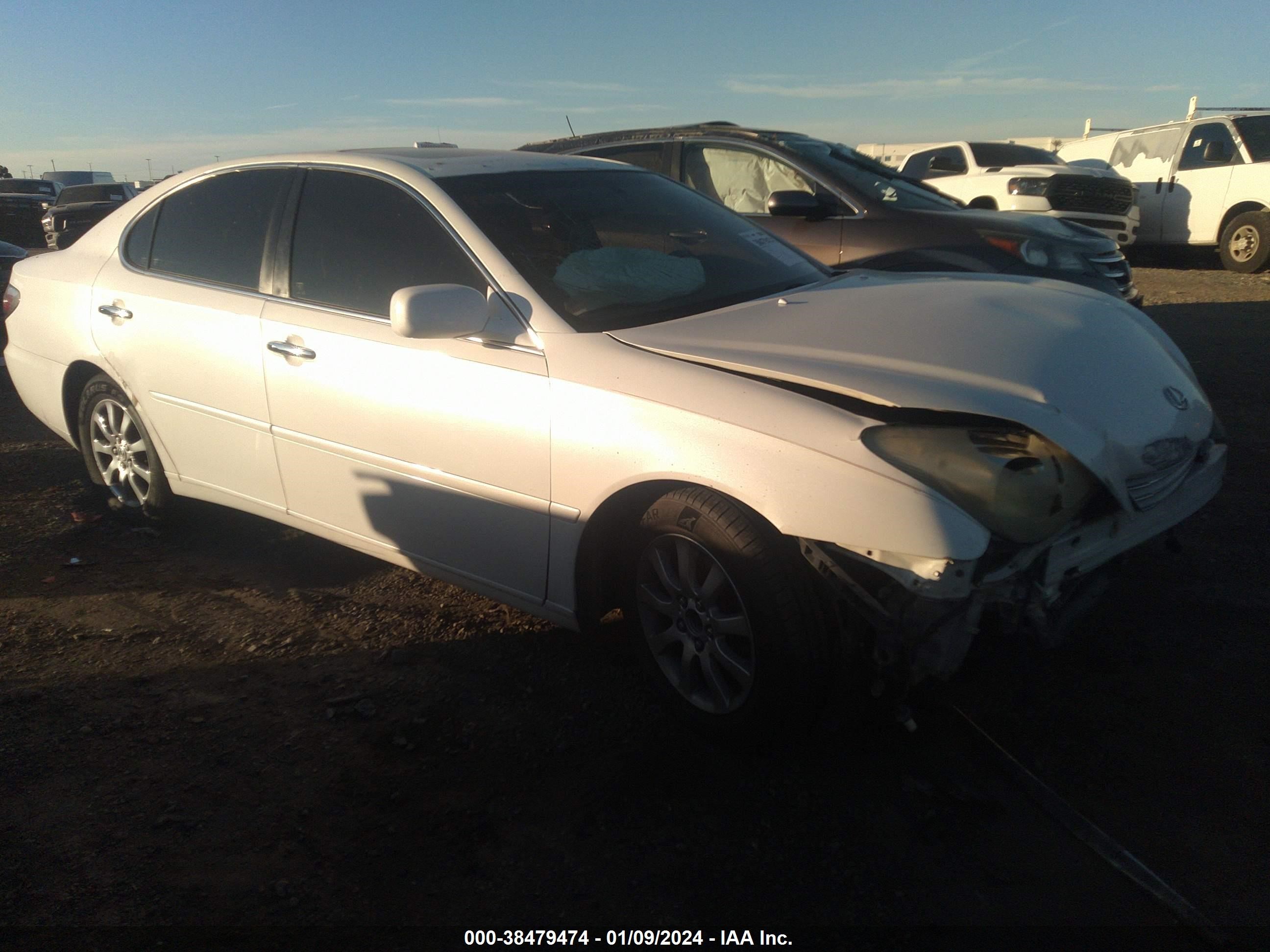 lexus es 2003 jthbf30g836016632