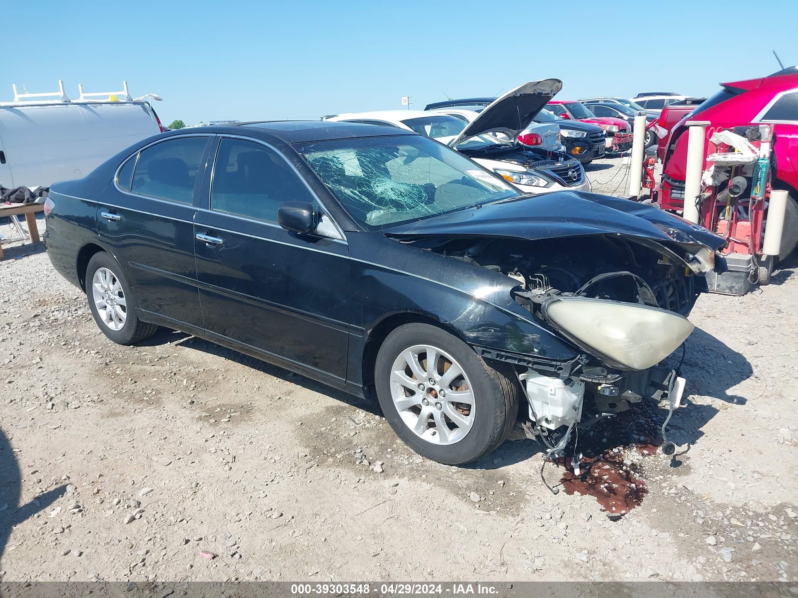 lexus es 2003 jthbf30gx30113463