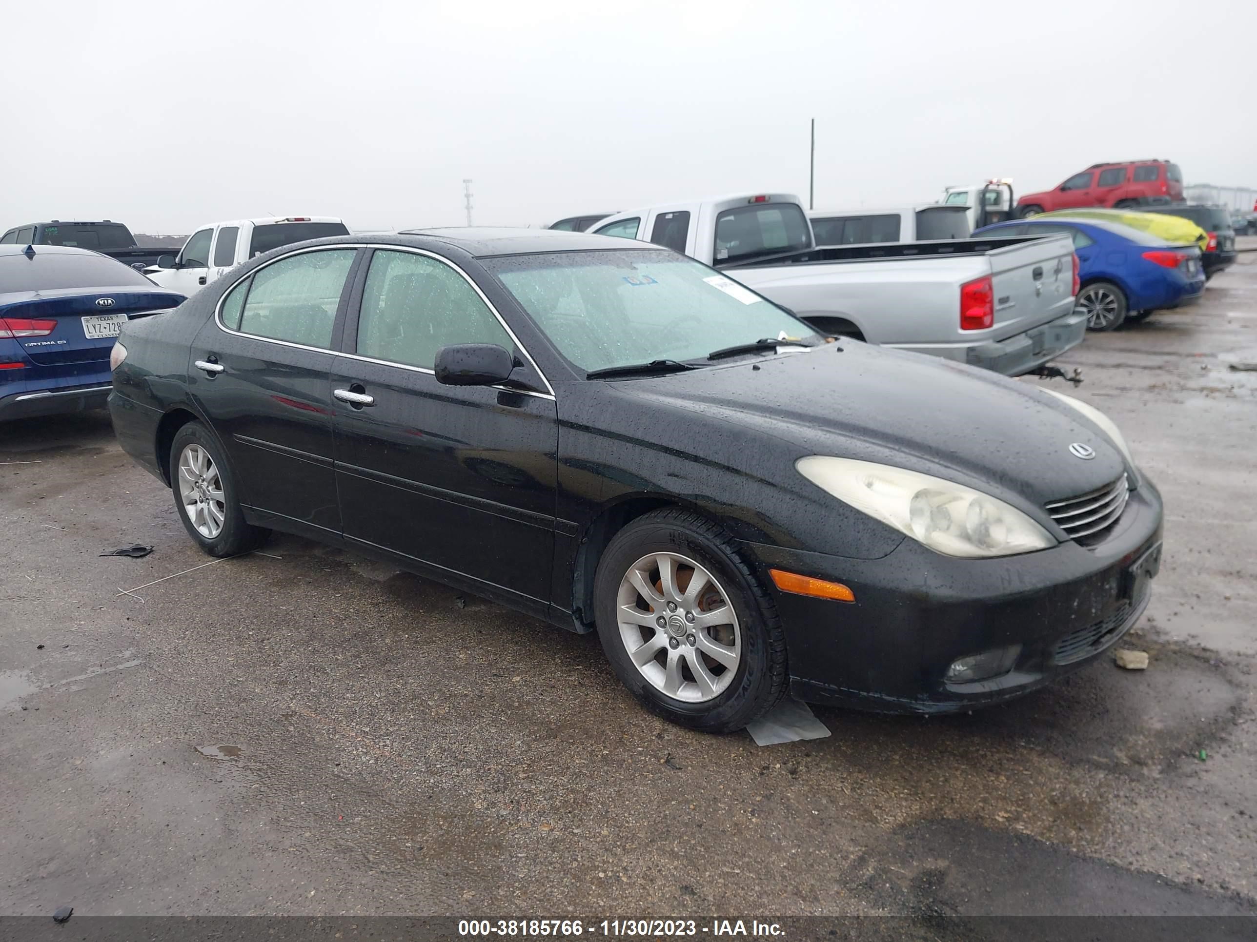 lexus es 2003 jthbf30gx36011559