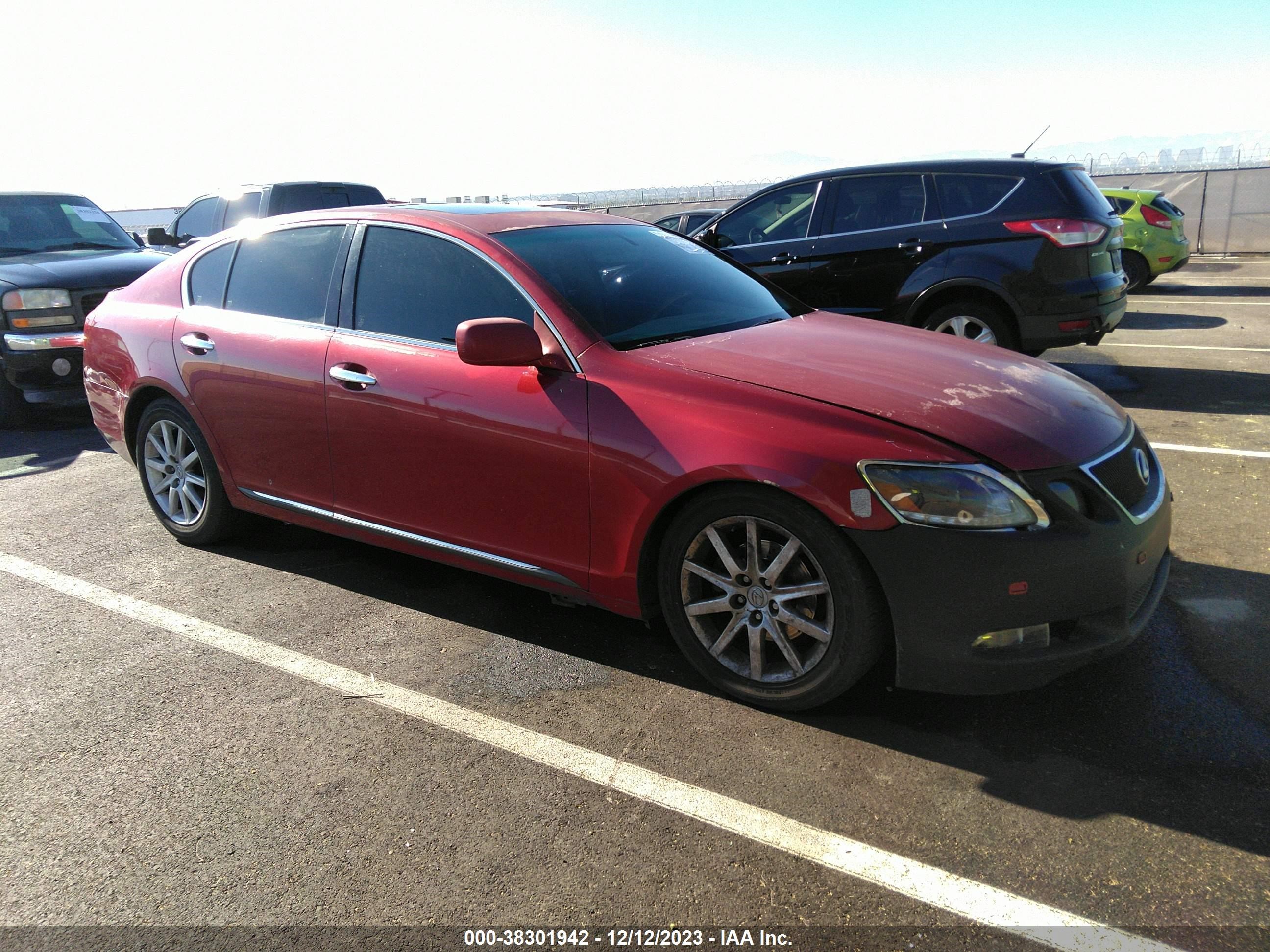 lexus gs 300 2006 jthbh96s365002527