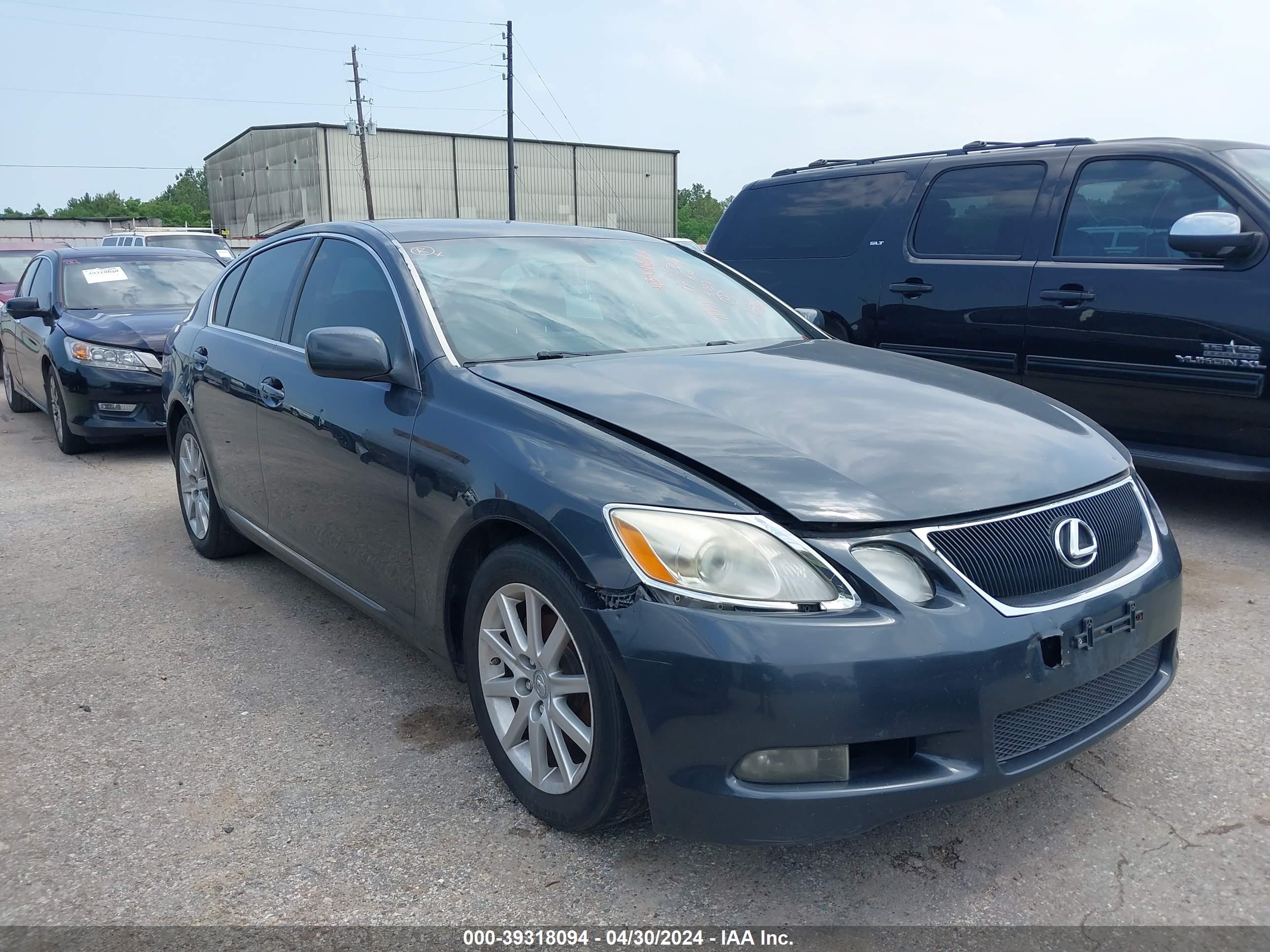 lexus gs 300 2006 jthbh96s365027394