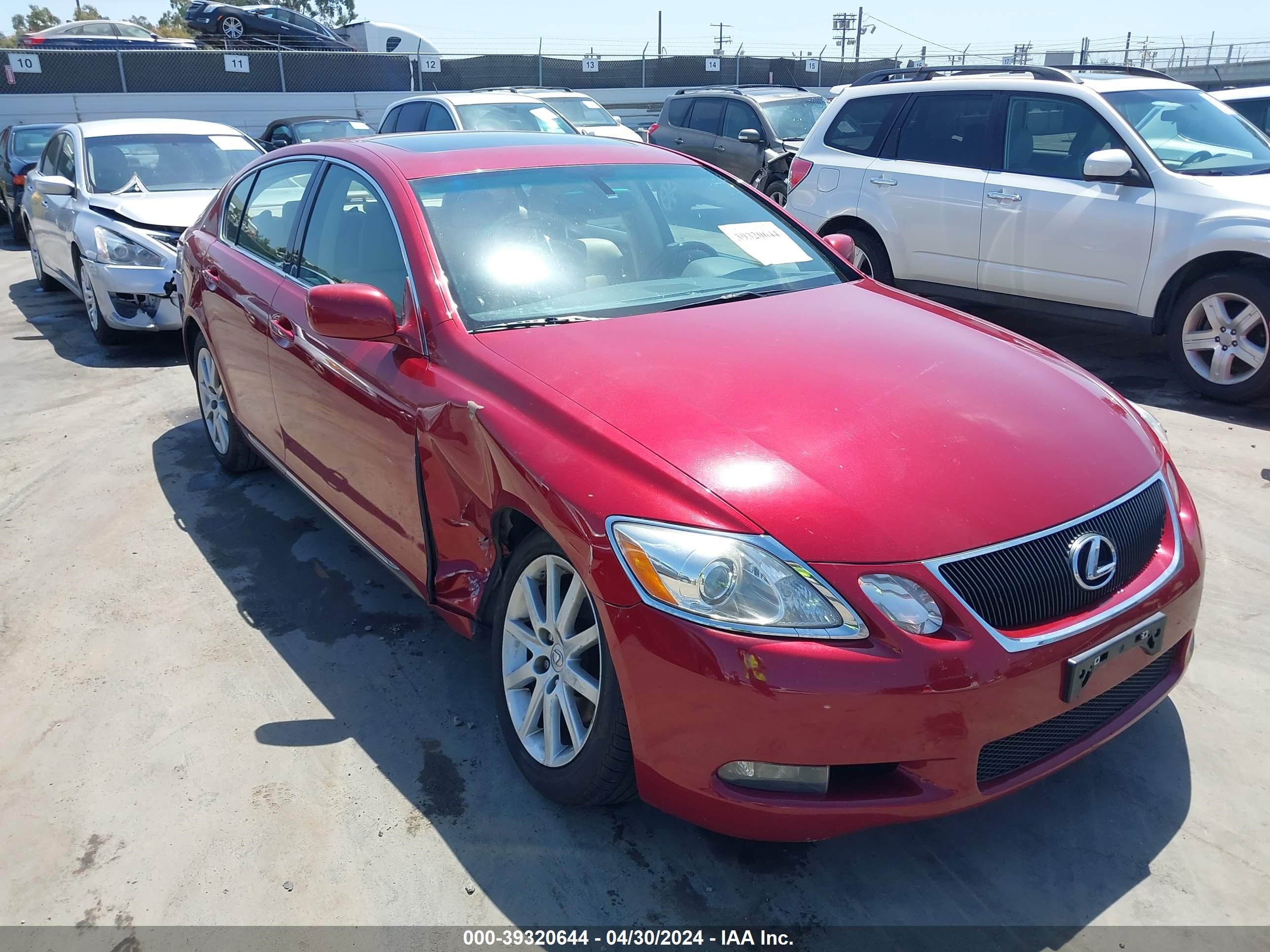 lexus gs 300 2006 jthbh96s465043555