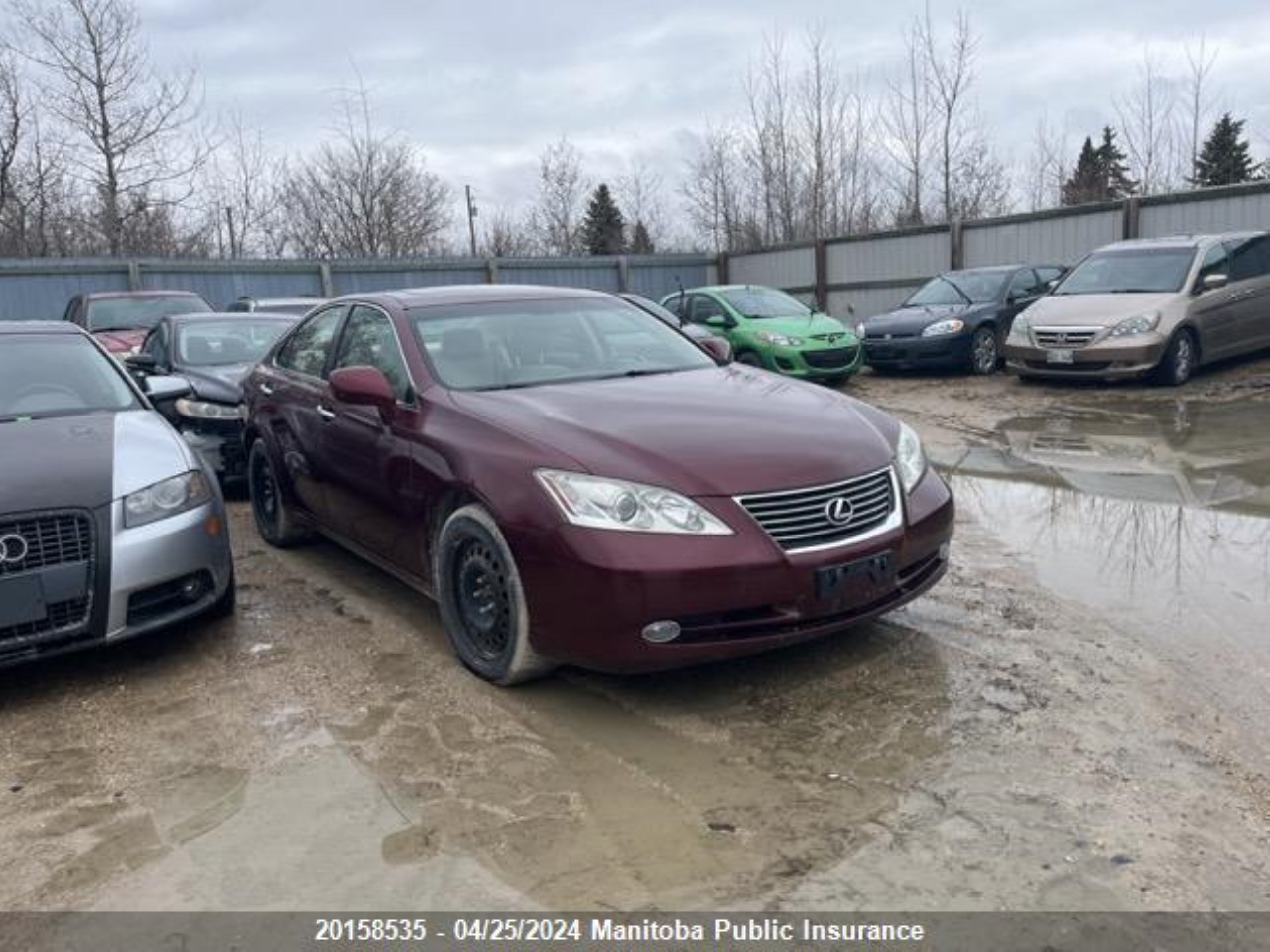 lexus es 2007 jthbj46g072001762