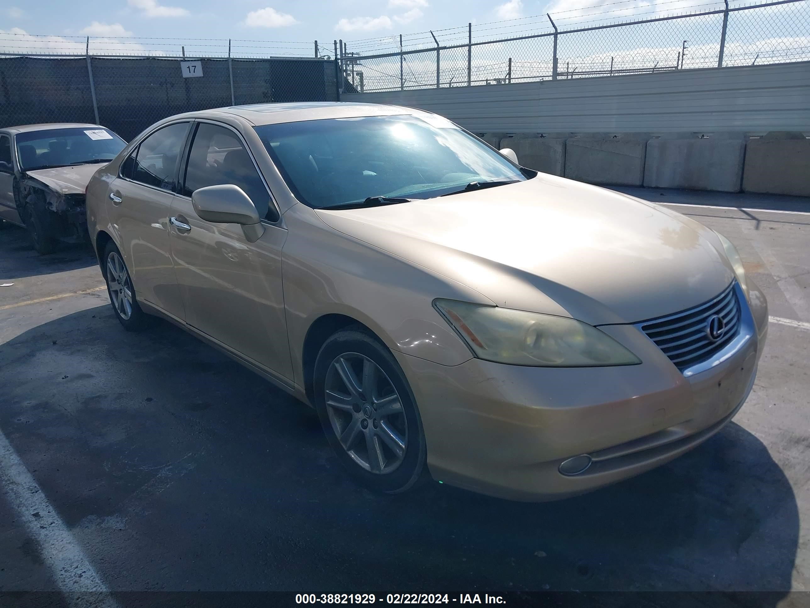 lexus es 2007 jthbj46g072131105