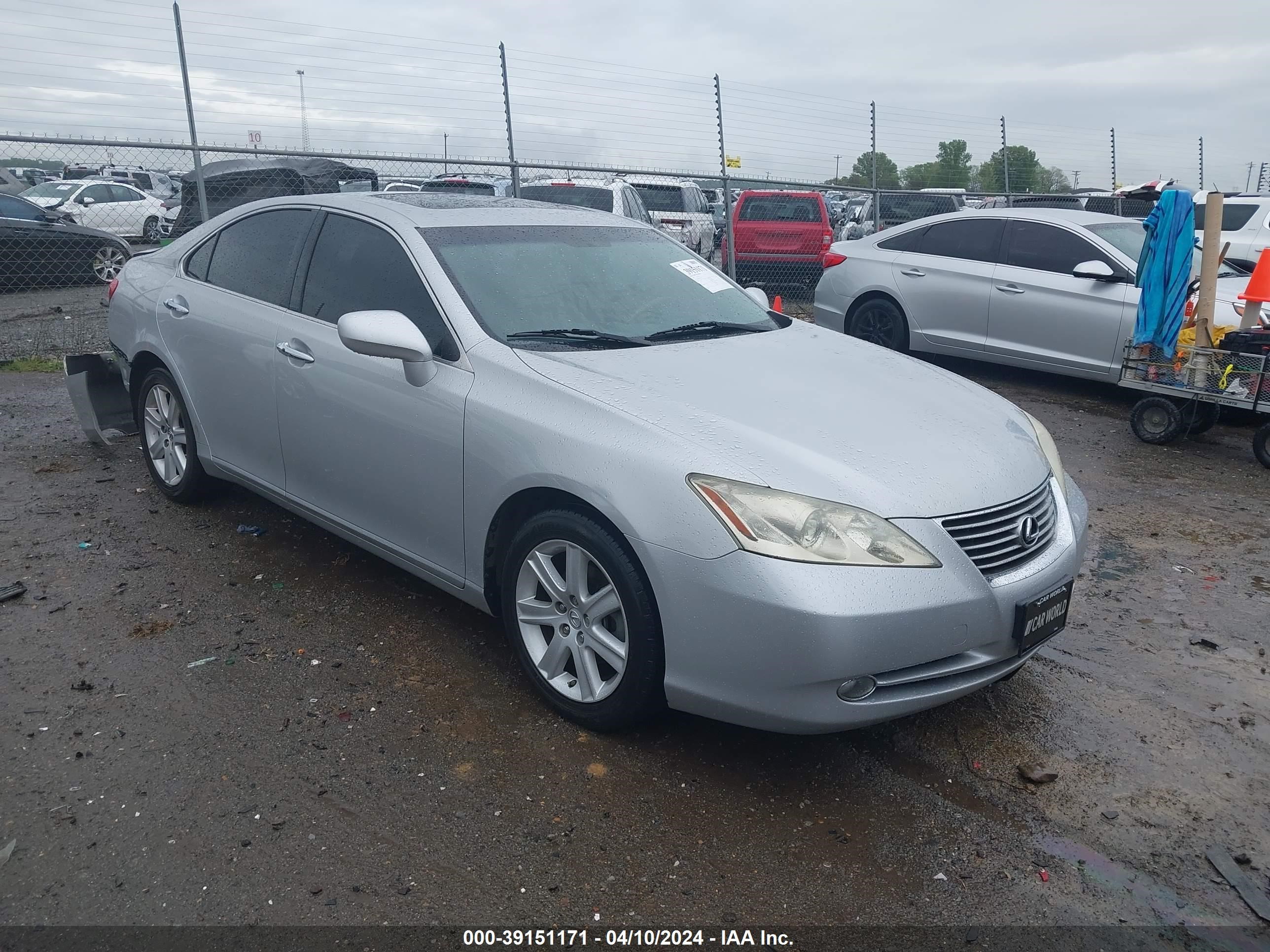 lexus es 2008 jthbj46g082212476