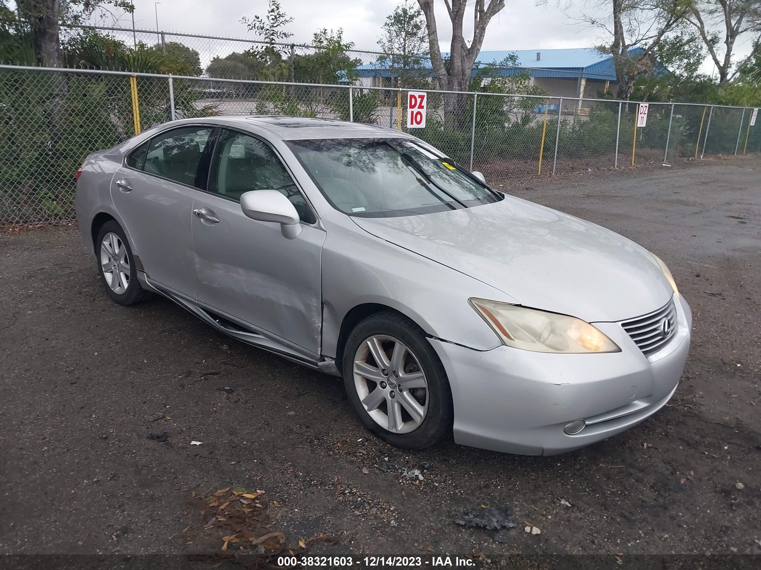 lexus es 2007 jthbj46g172106519