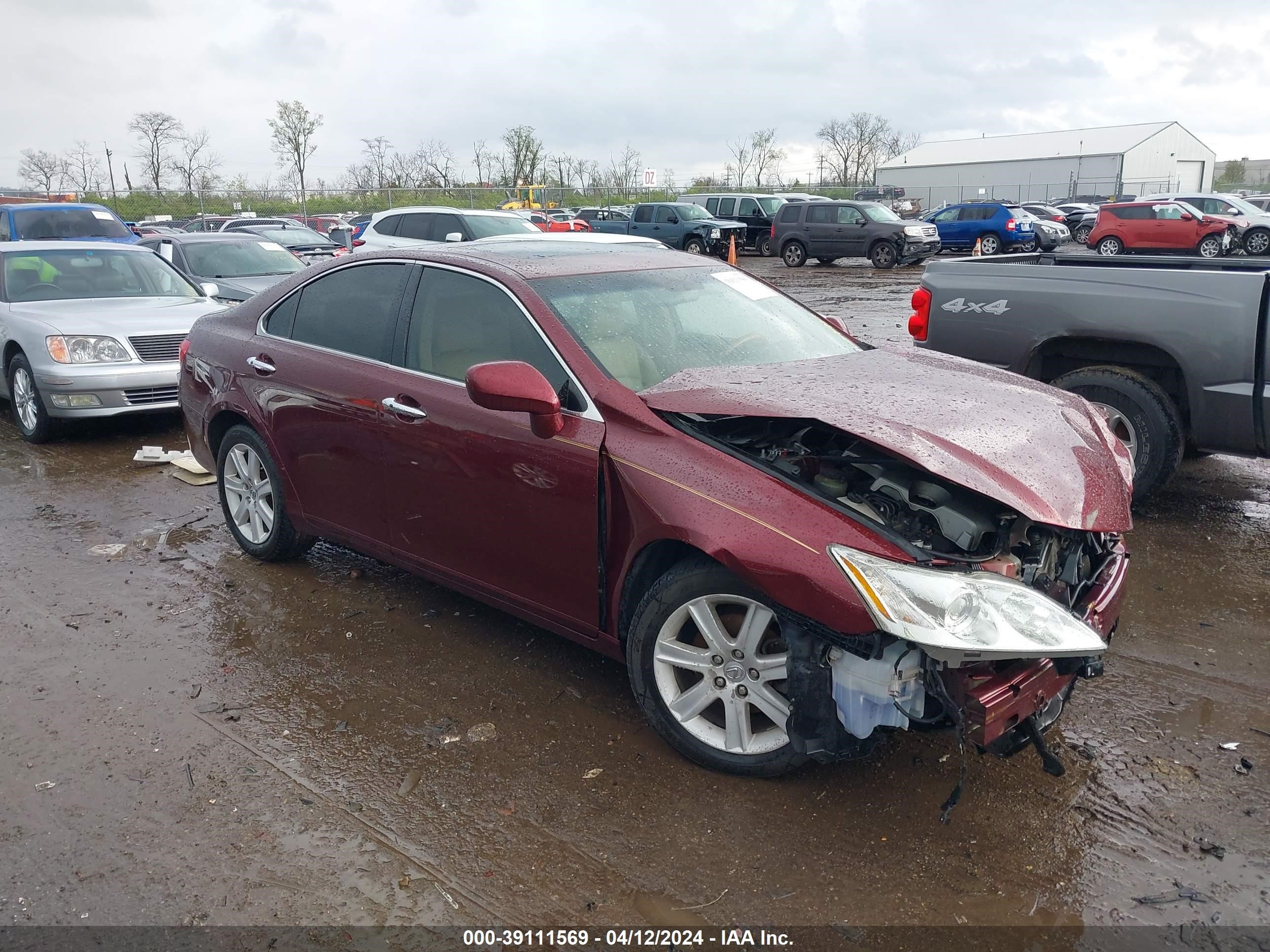 lexus es 2007 jthbj46g172147829