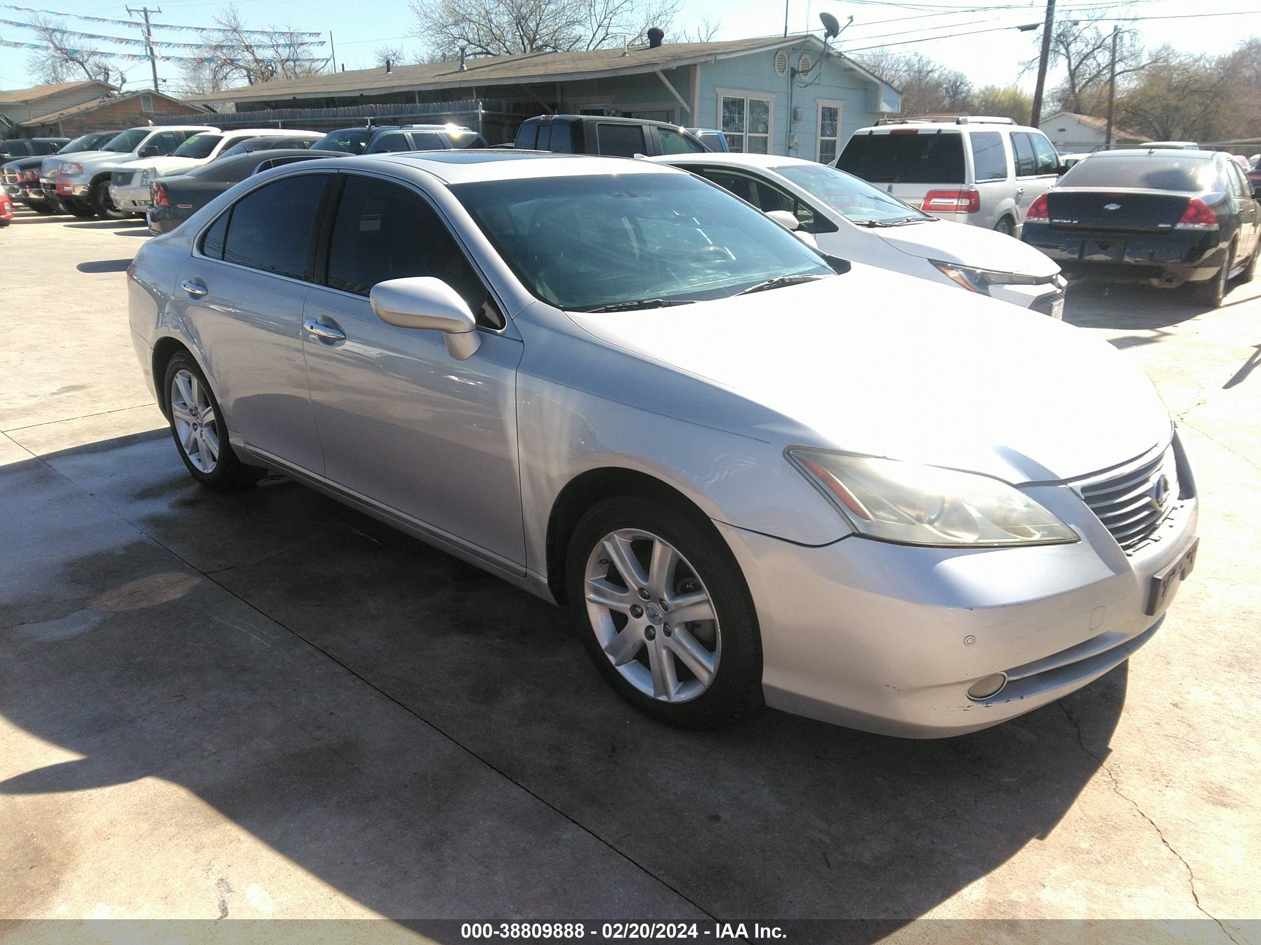 lexus es 2009 jthbj46g192307324