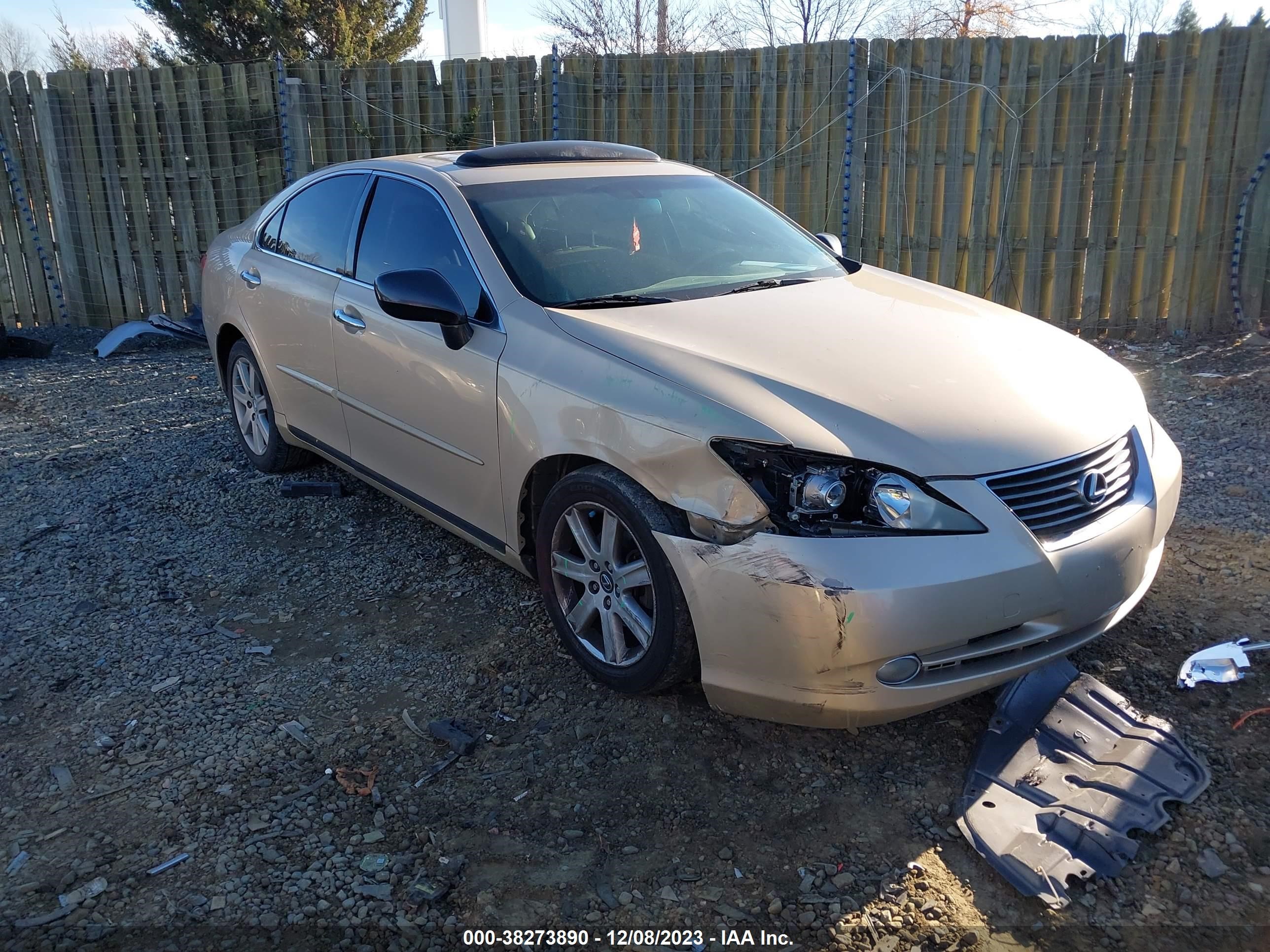 lexus es 2007 jthbj46g272002699