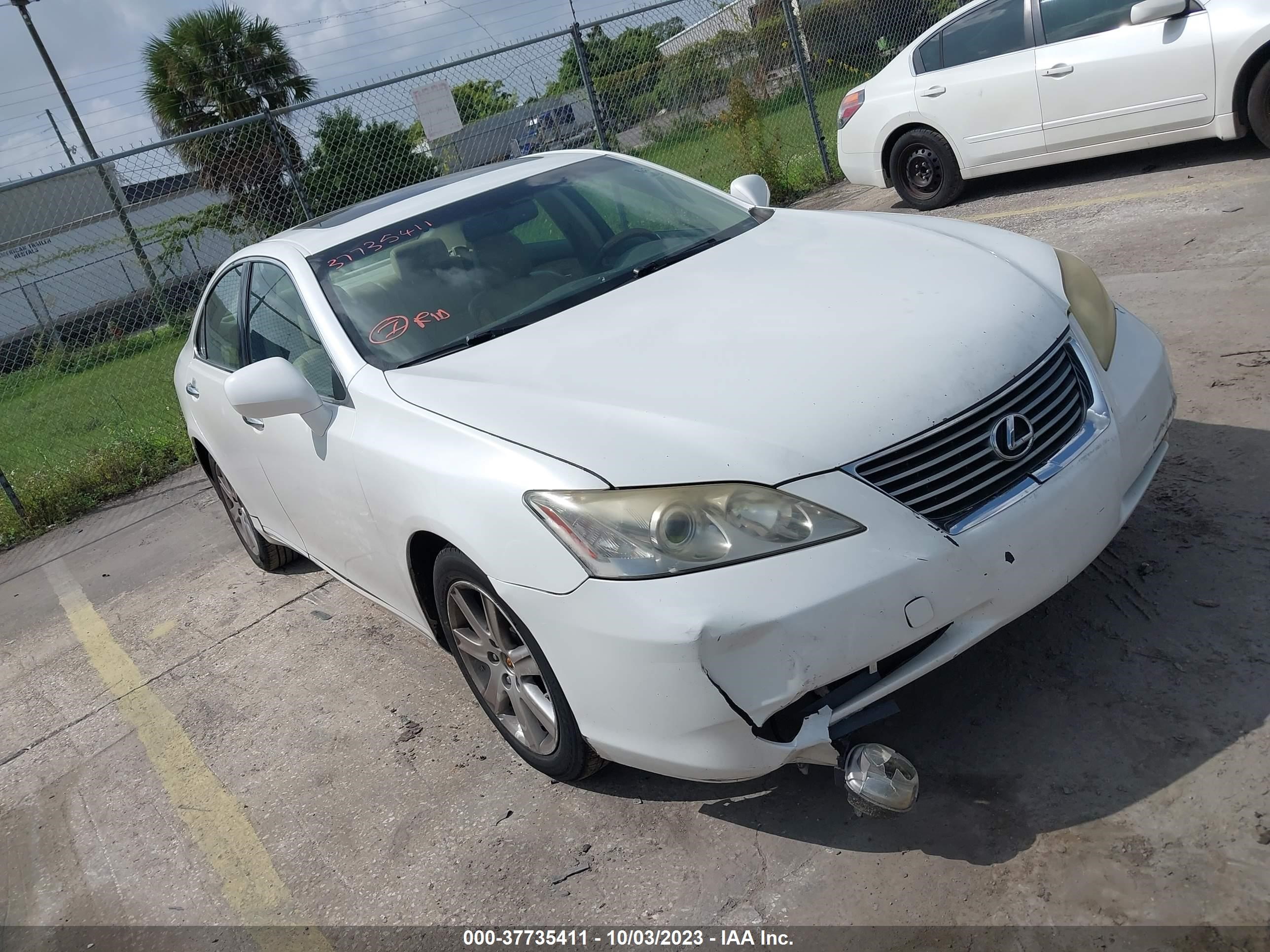 lexus es 2007 jthbj46g372091862