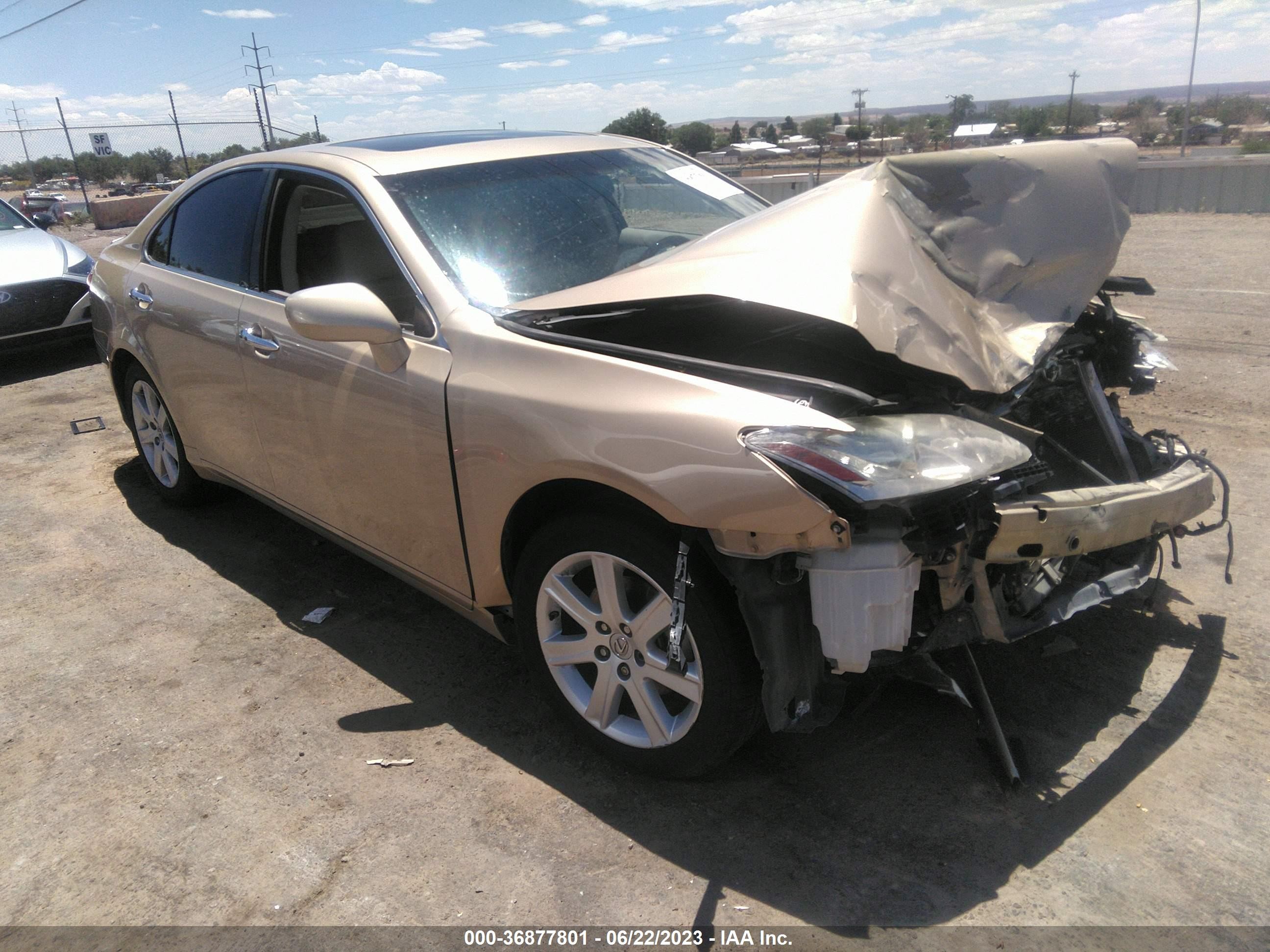 lexus es 2008 jthbj46g482189428