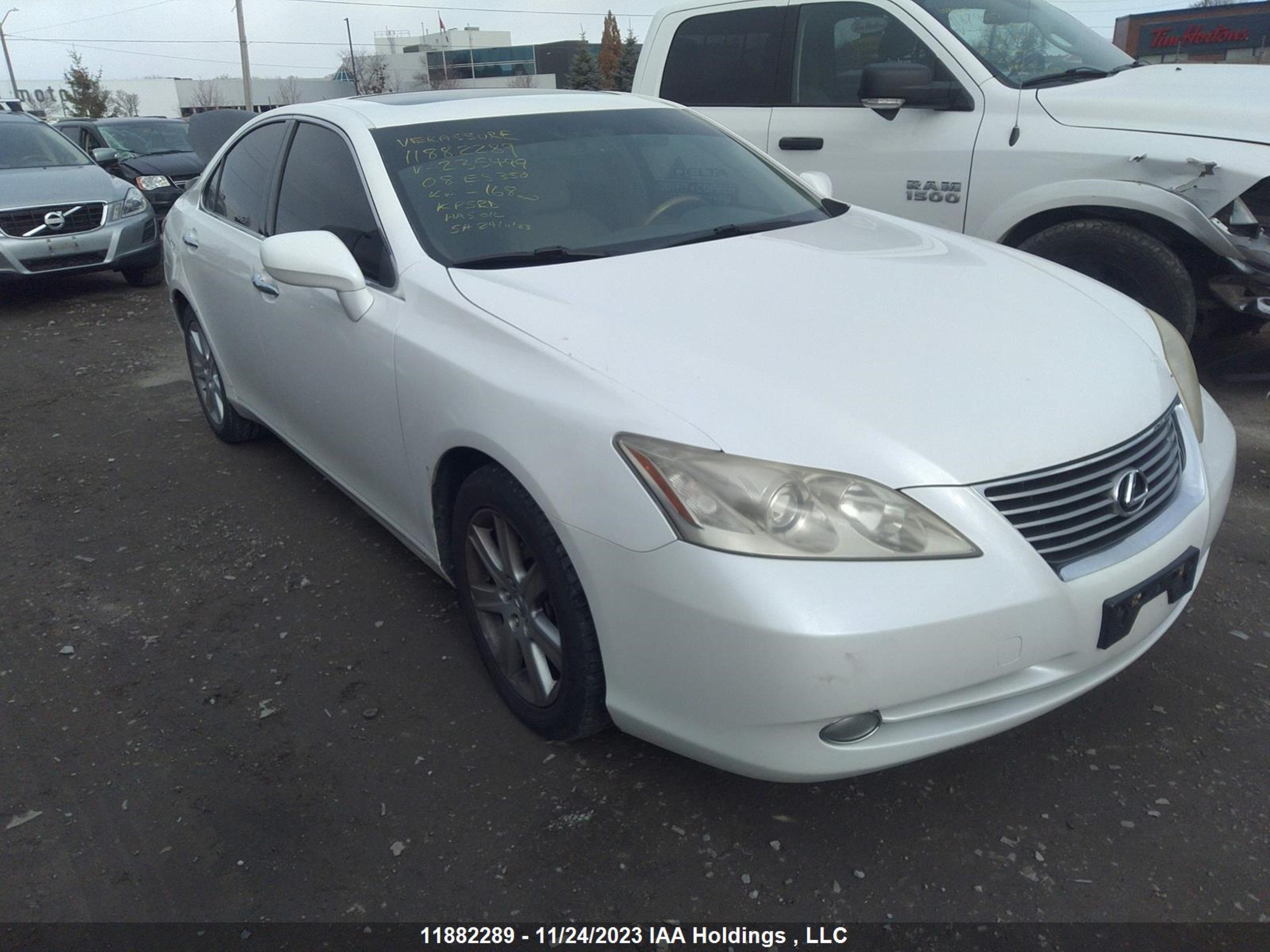 lexus es 2008 jthbj46g682235499