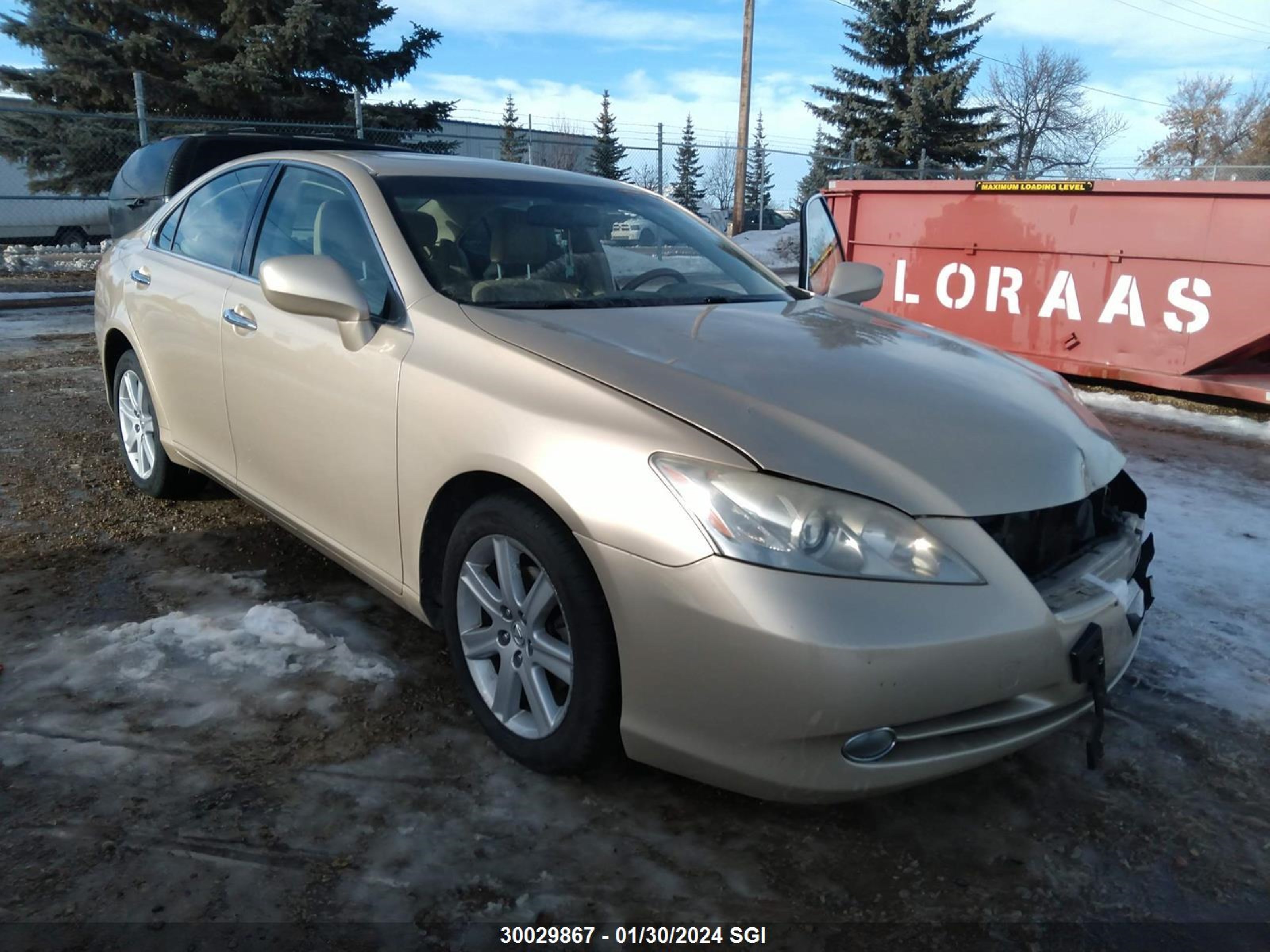 lexus es 2007 jthbj46g872015439