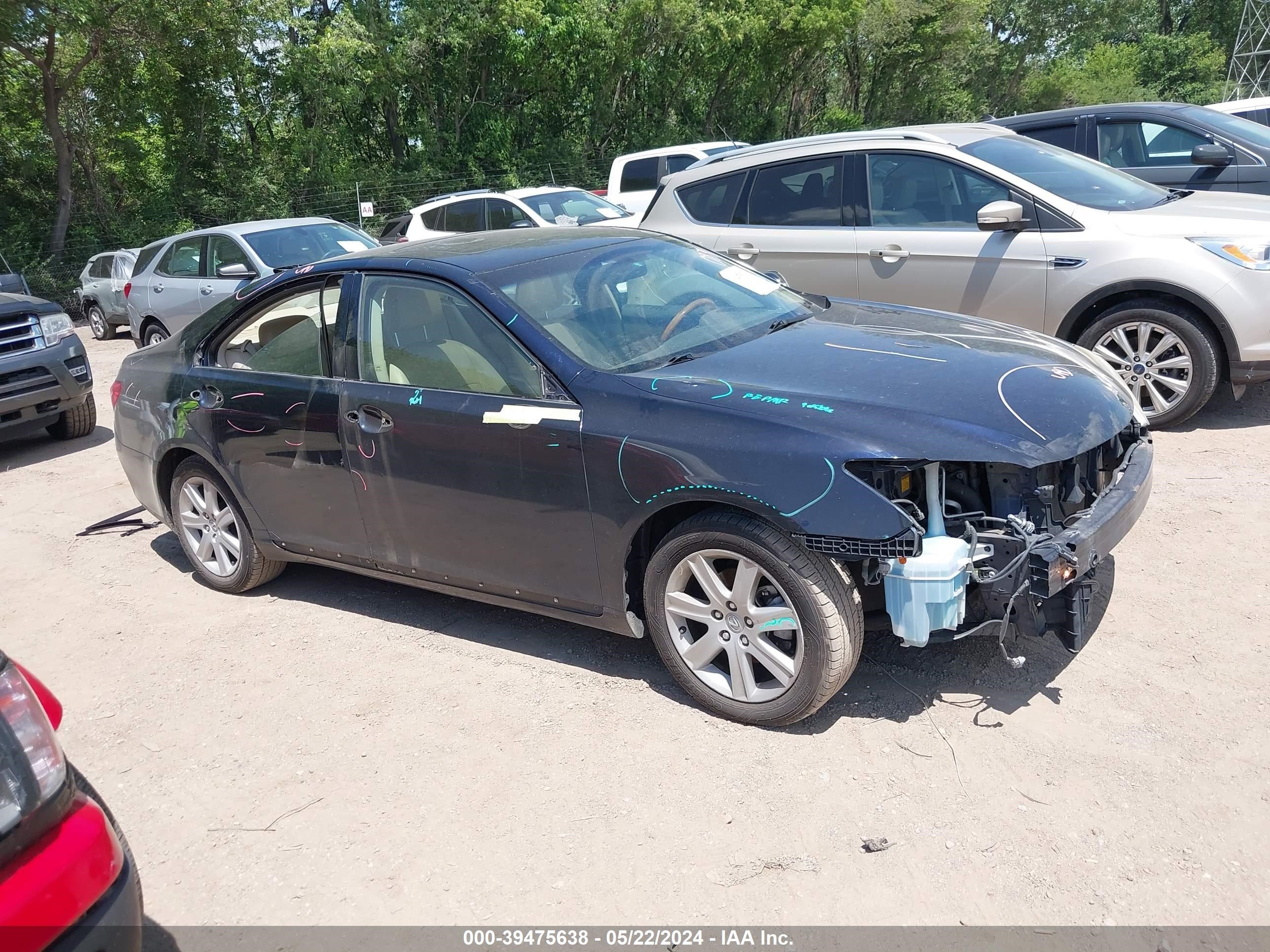 lexus es 2007 jthbj46g972102332