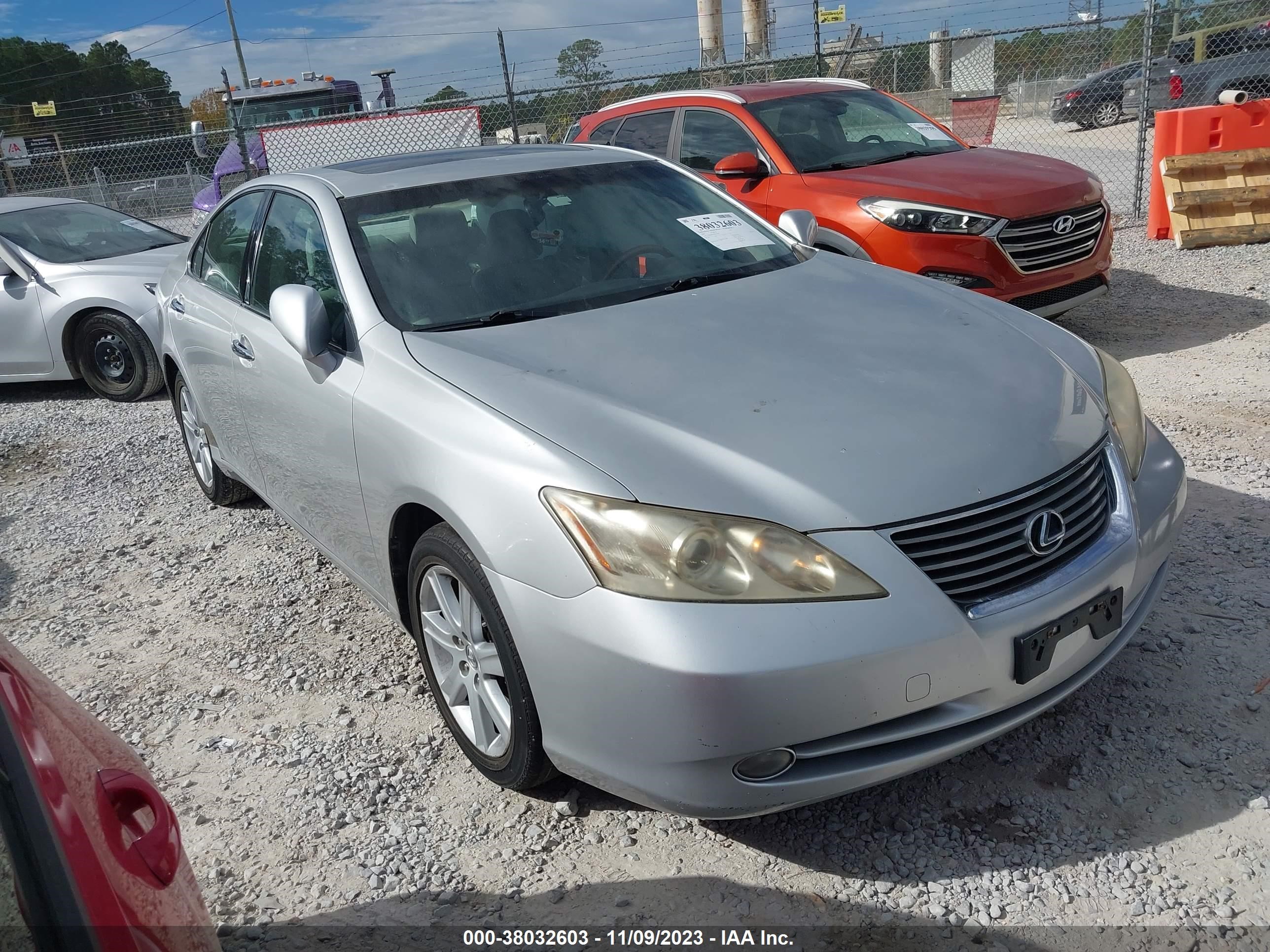 lexus es 2007 jthbj46gx72072449