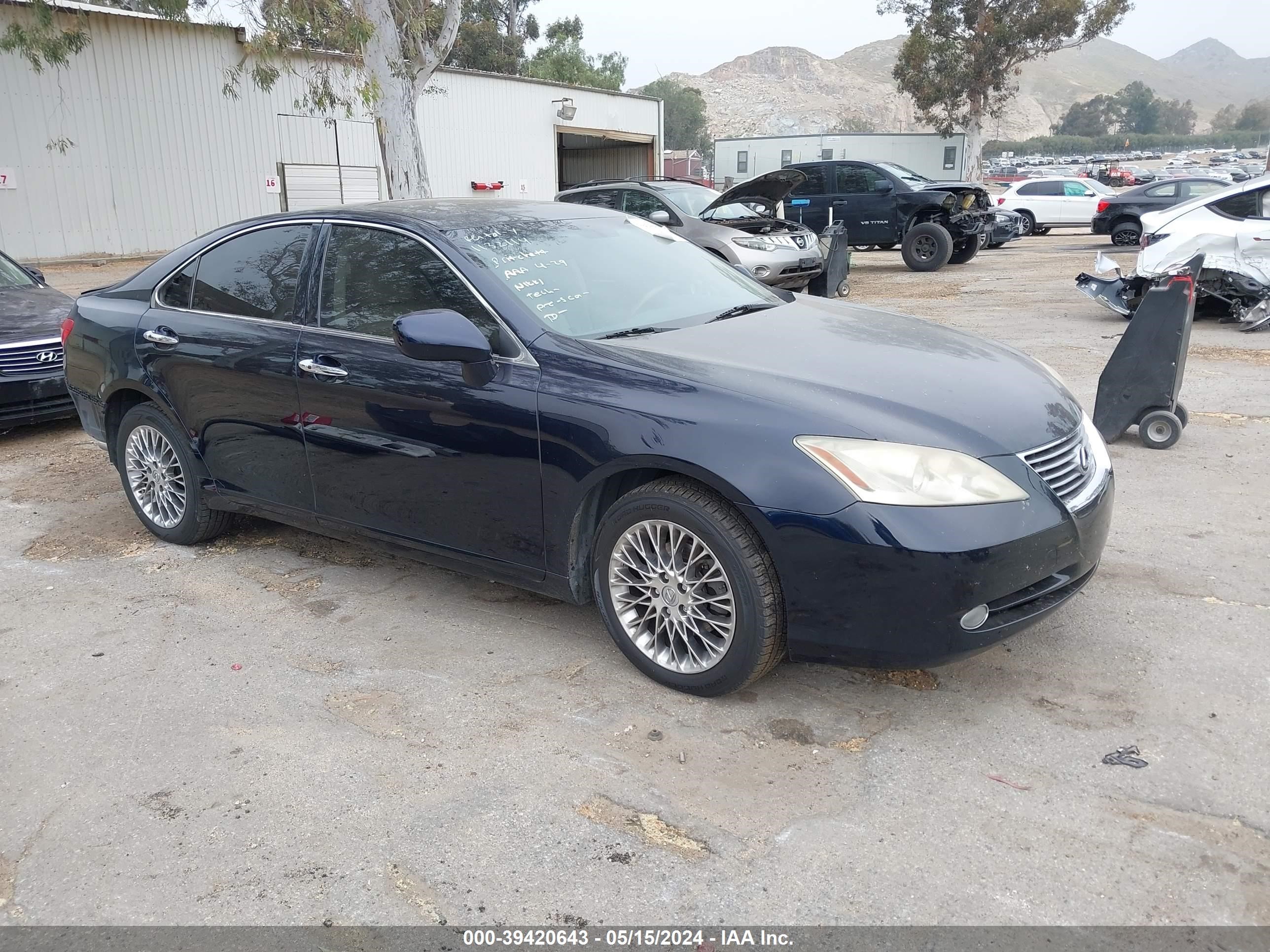 lexus es 2007 jthbj46gx72074508