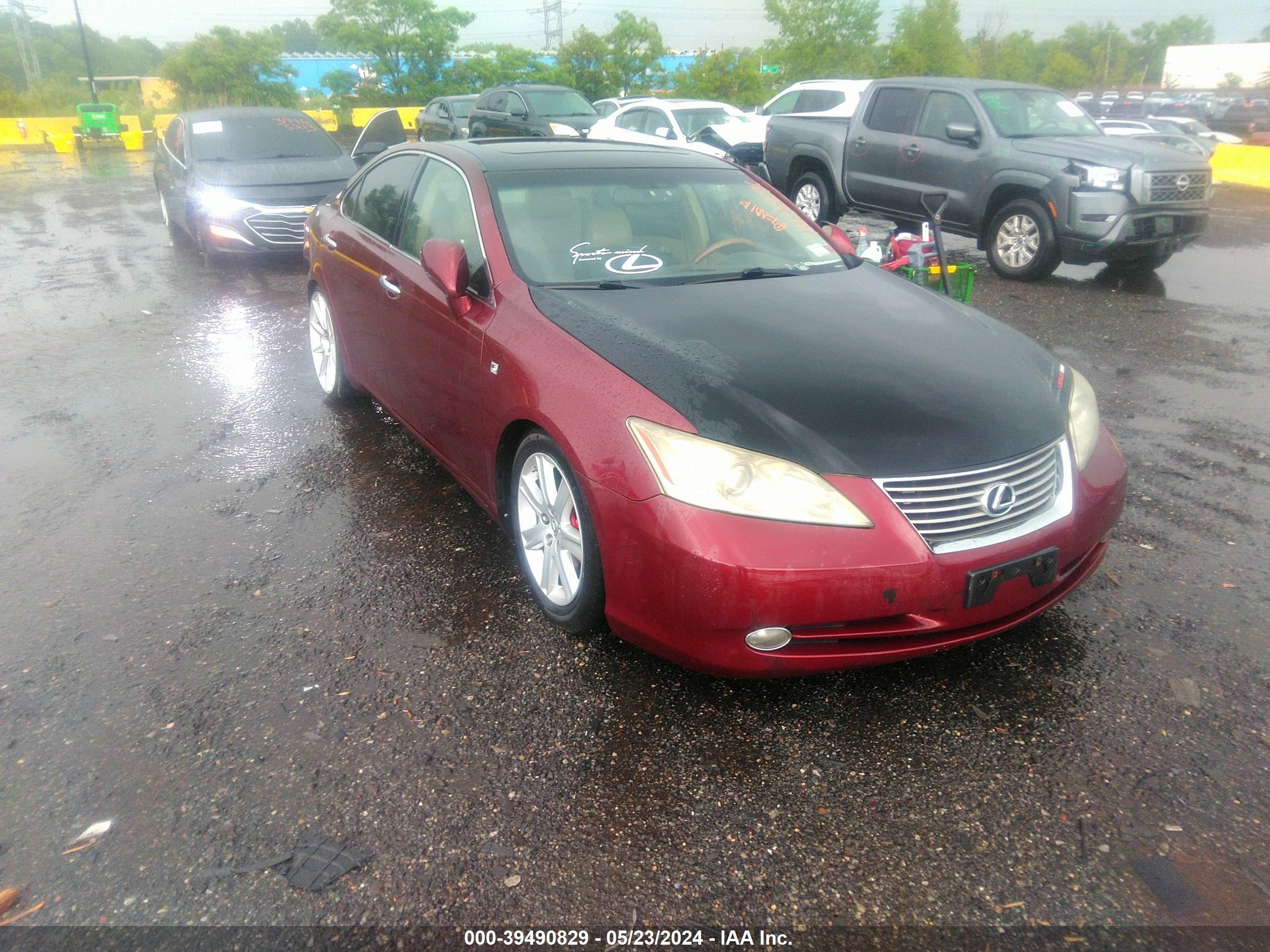 lexus es 2007 jthbj46gx72121438