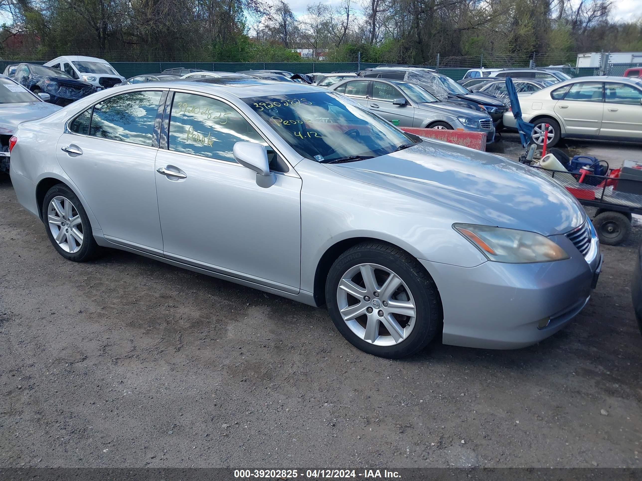 lexus es 2008 jthbj46gx82226319