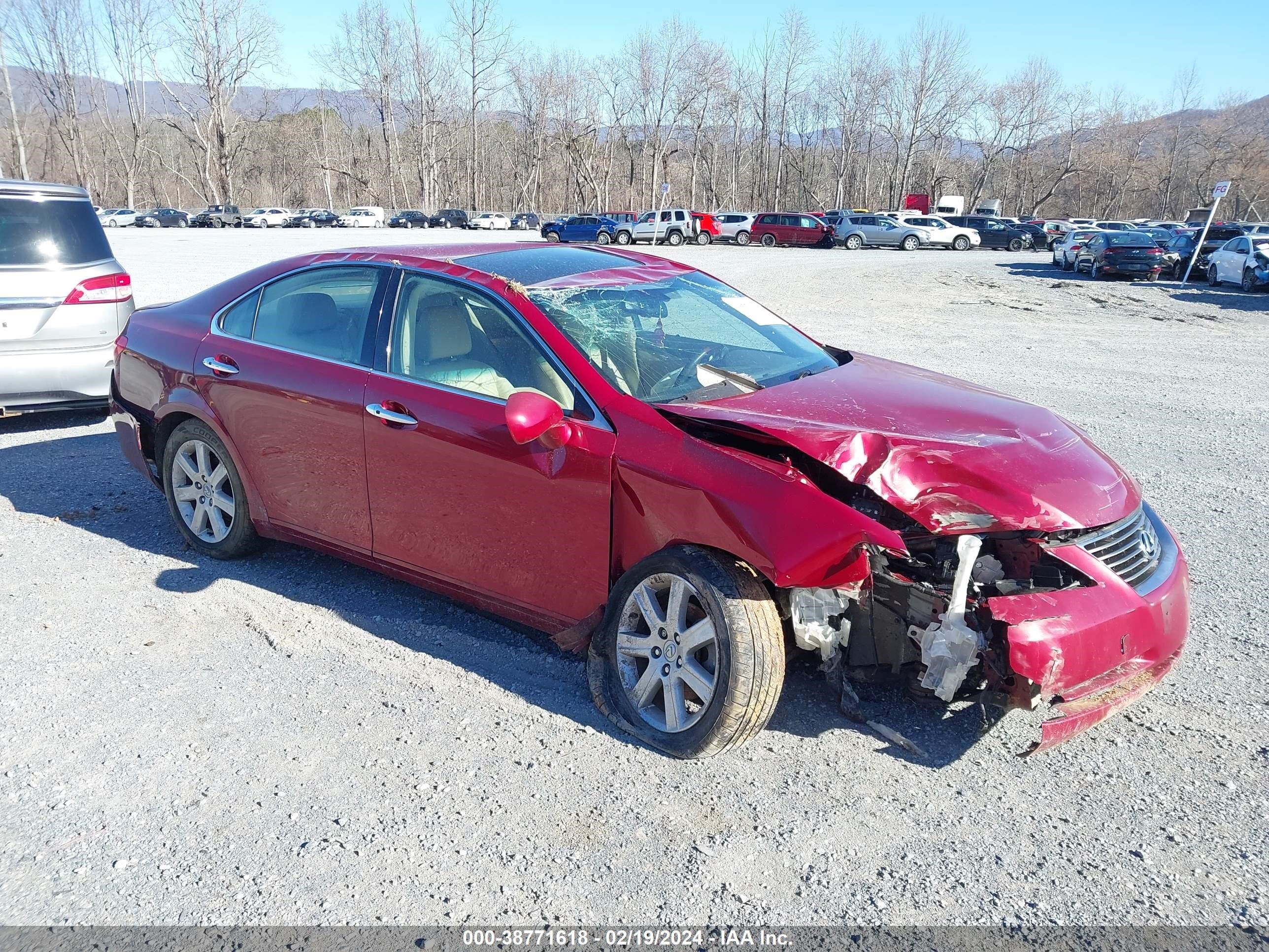 lexus es 2009 jthbj46gx92283511