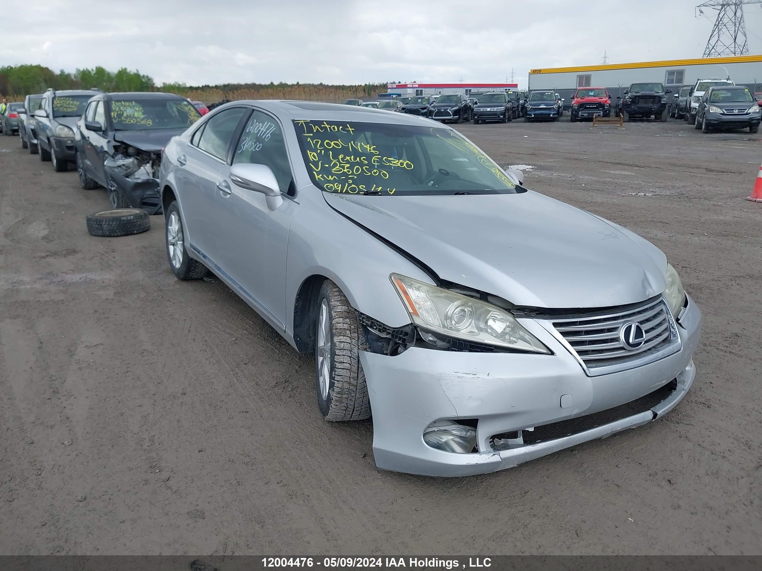 lexus es 2010 jthbk1eg5a2360500