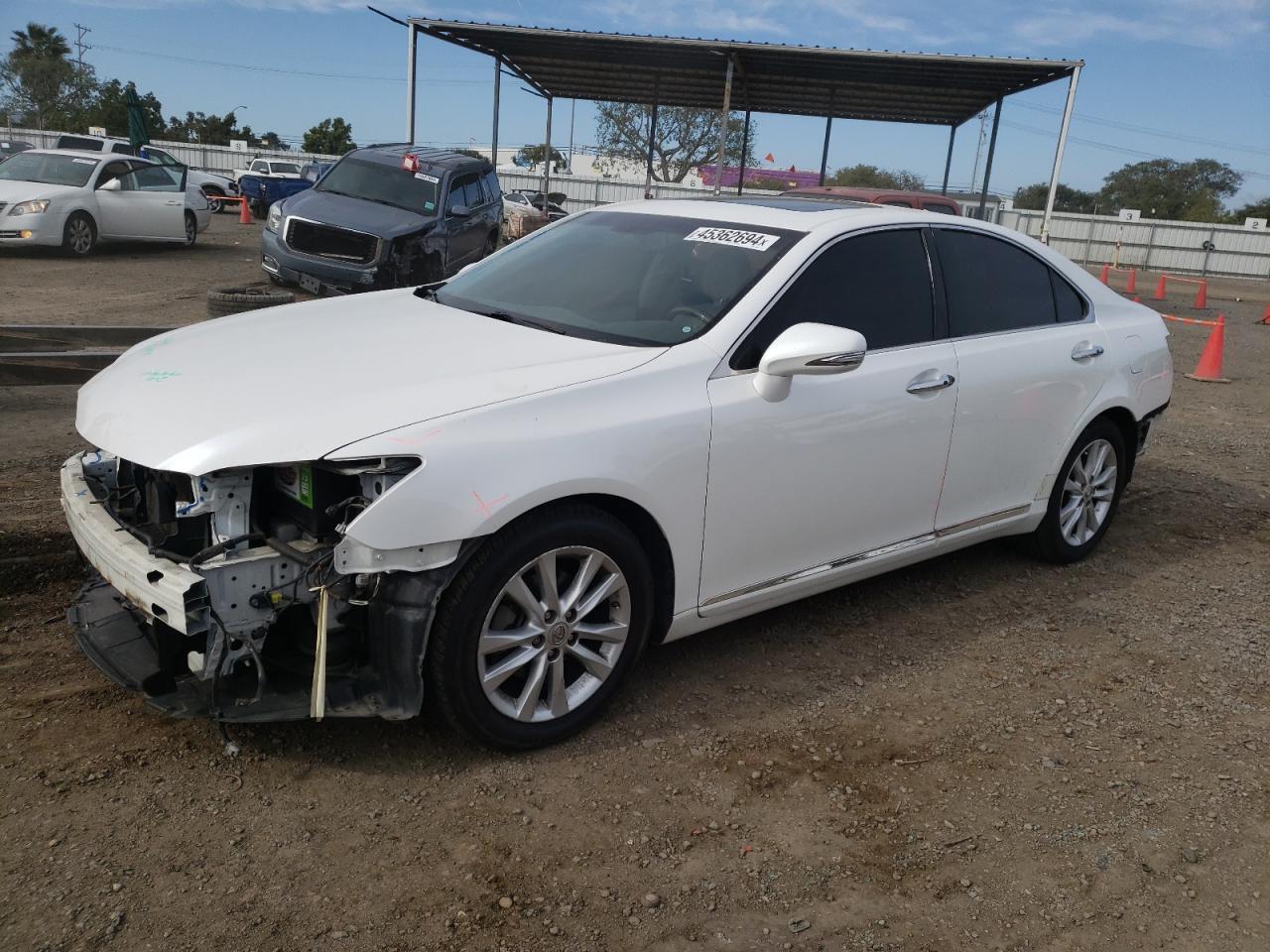 lexus es 2012 jthbk1eg8c2491018