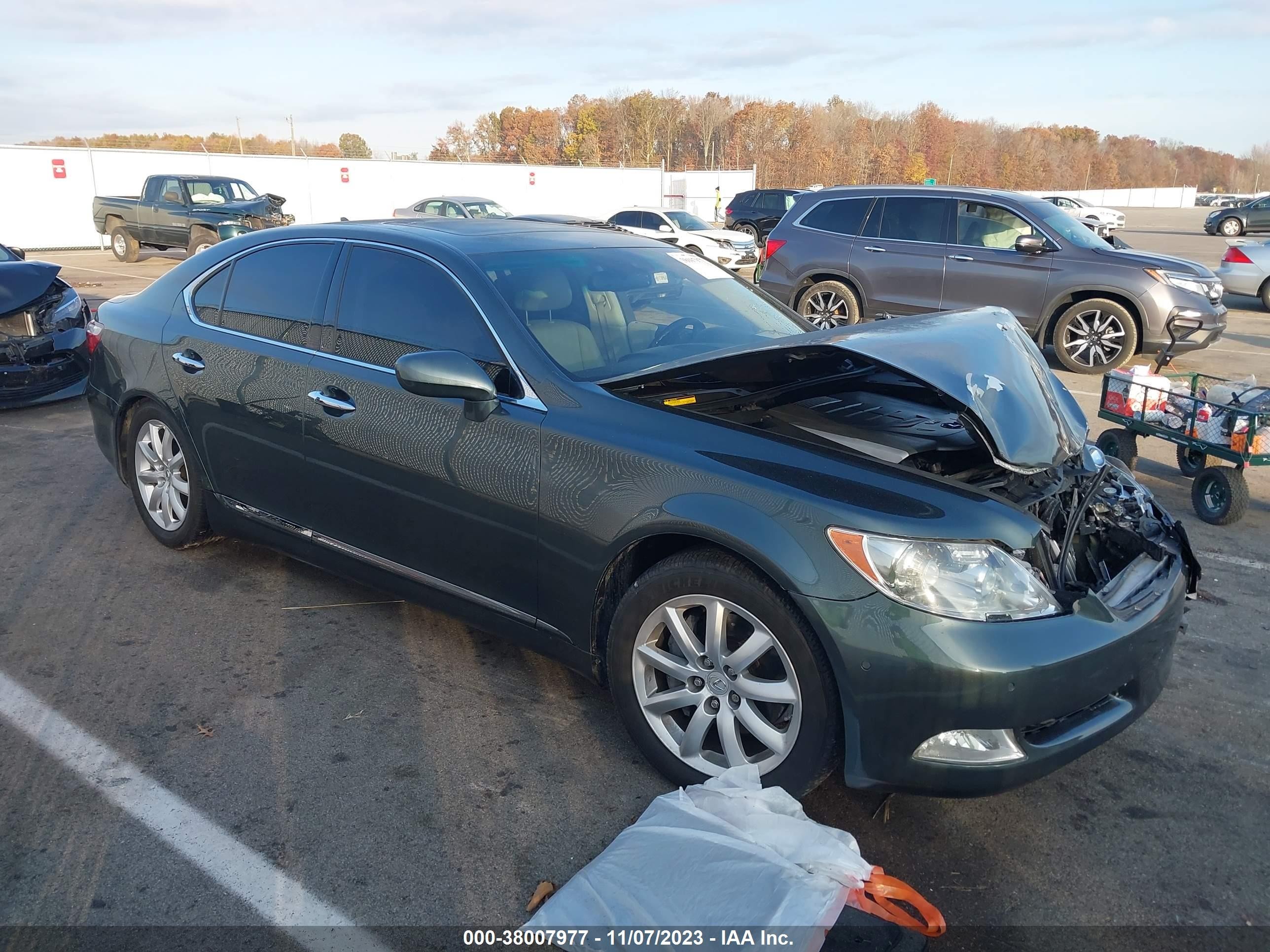 lexus ls 2007 jthbl46f175004444