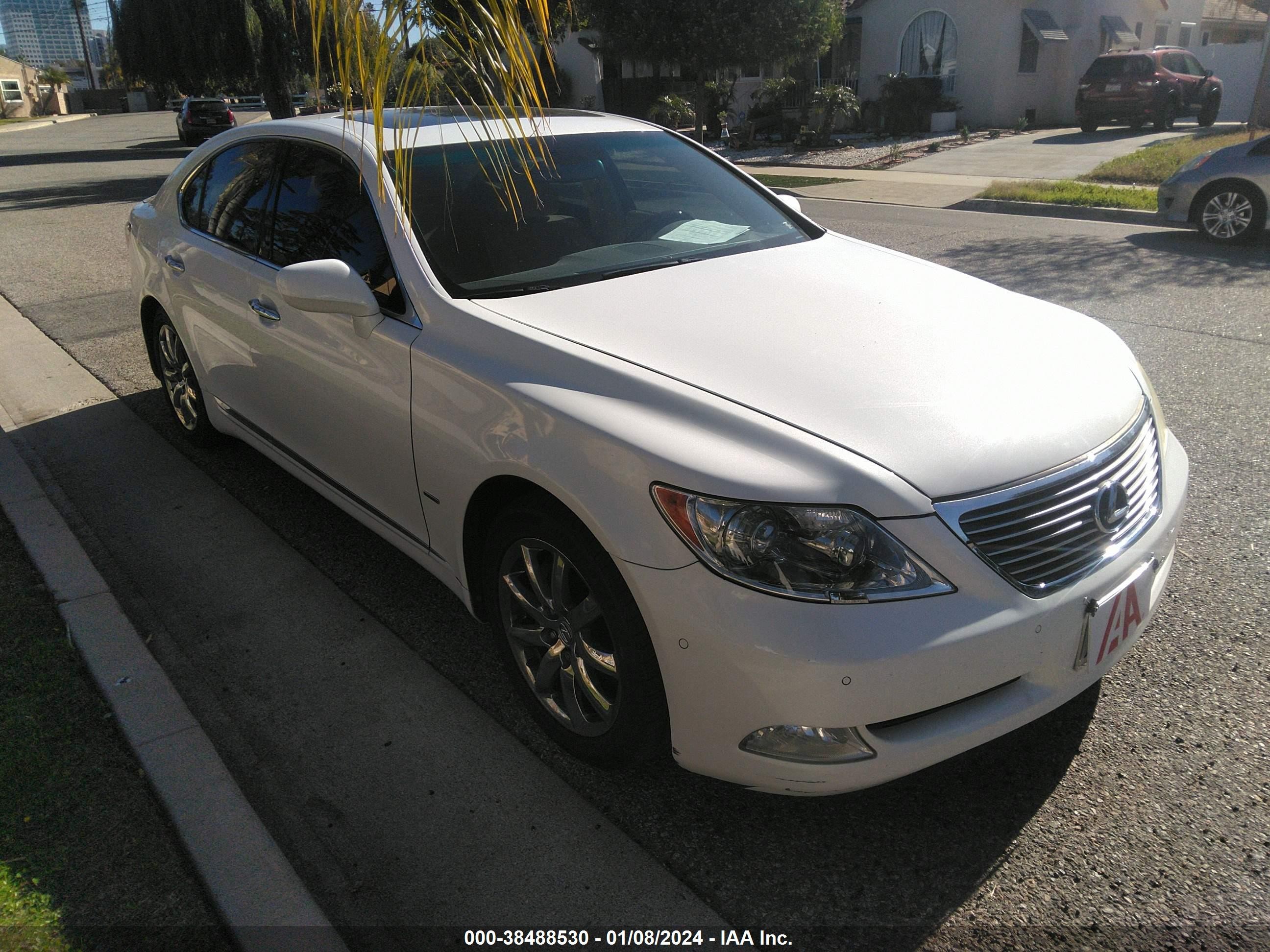 lexus ls 2007 jthbl46f275037744