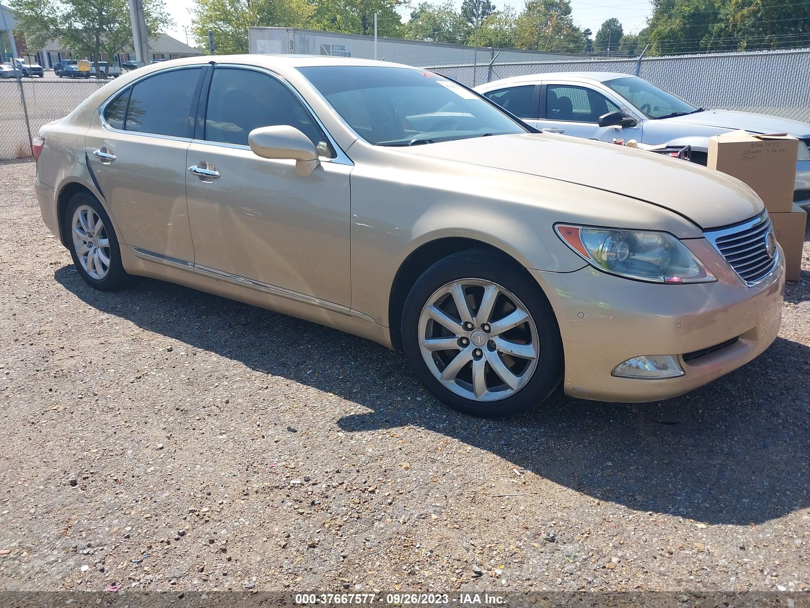 lexus ls 2007 jthbl46f275049991