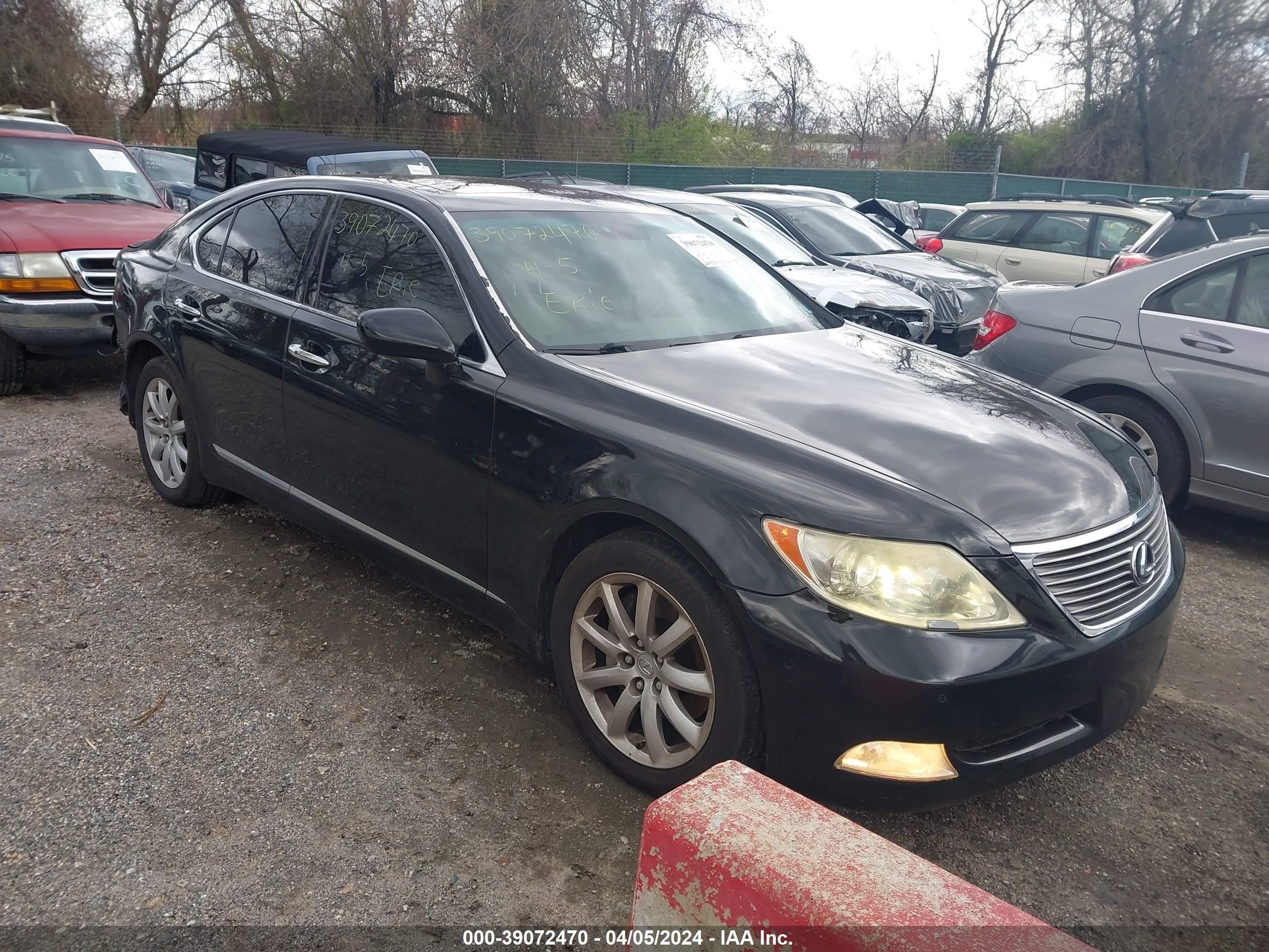 lexus ls 2009 jthbl46f295088535