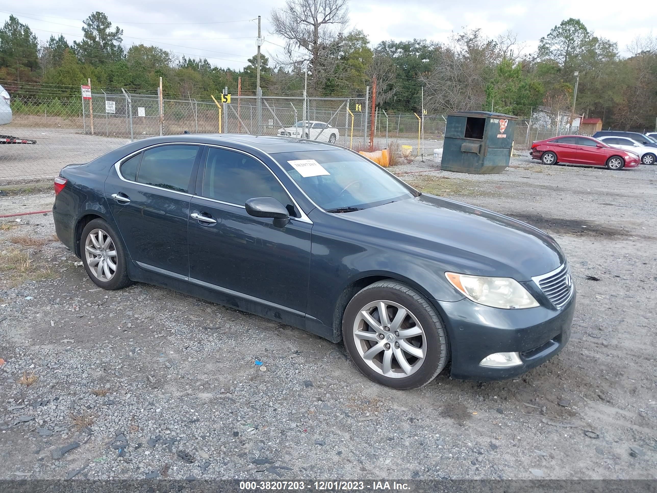 lexus ls 2007 jthbl46f375023643