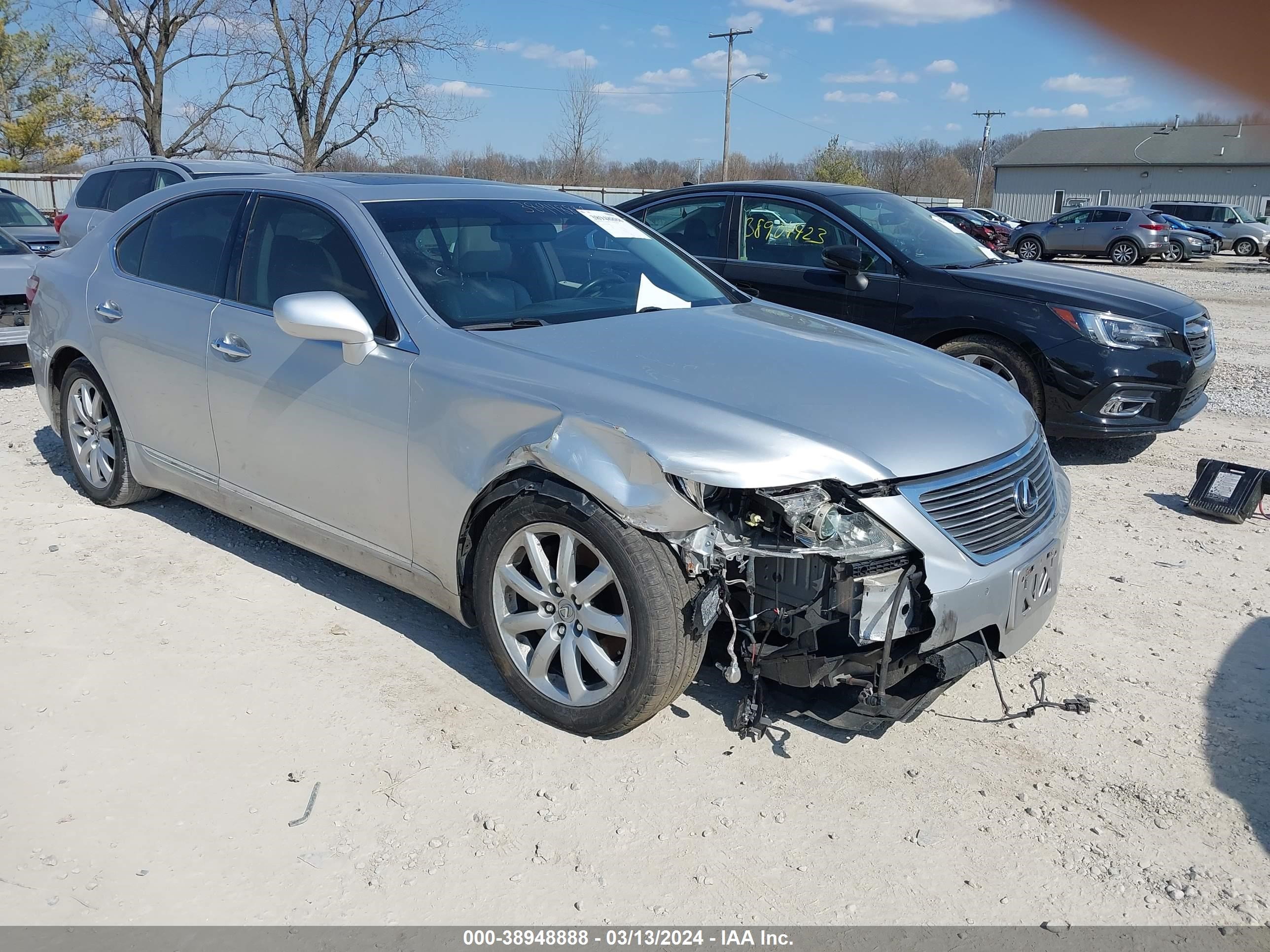 lexus ls 2007 jthbl46f675040078