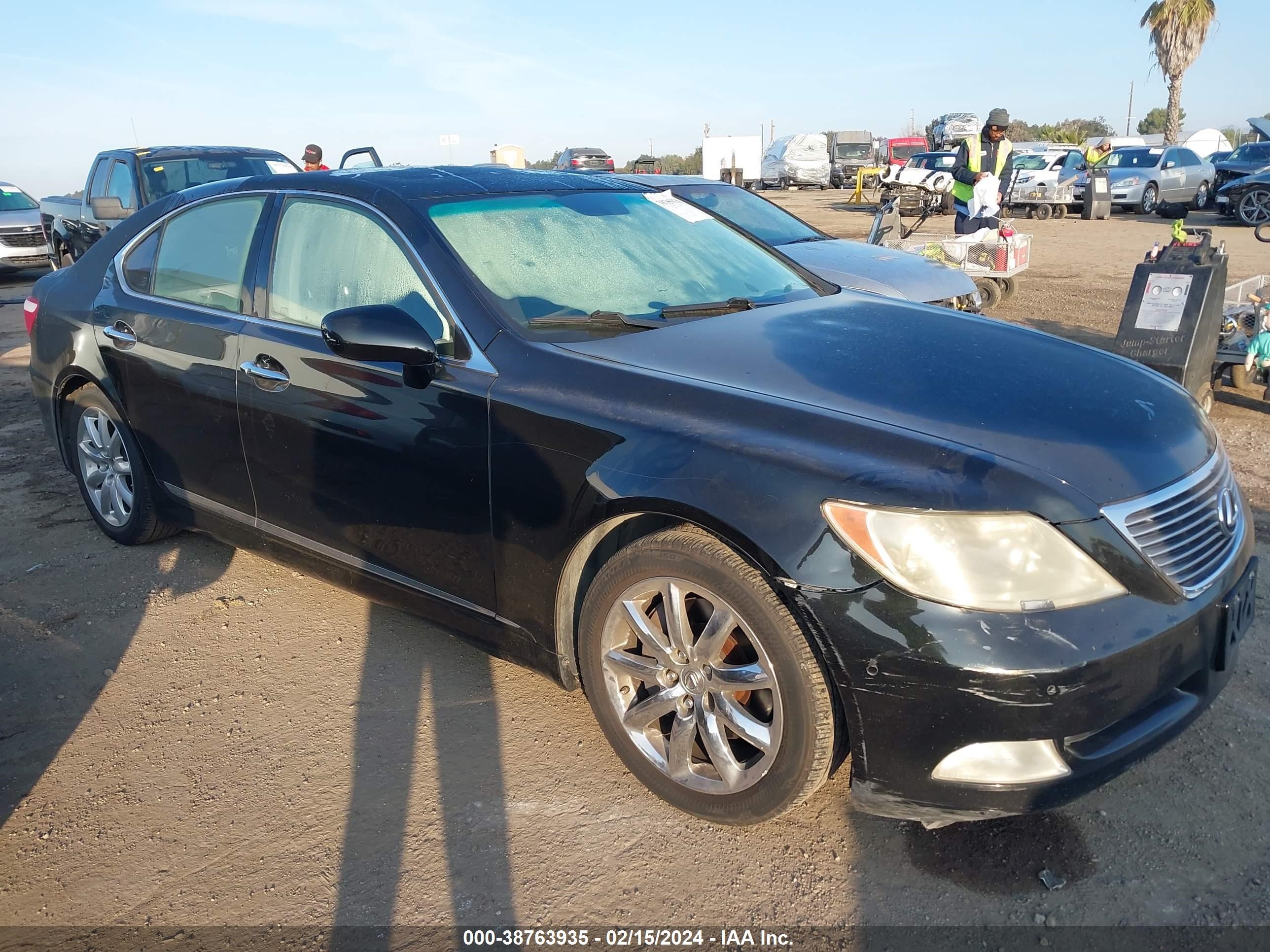 lexus ls 2007 jthbl46f675048925