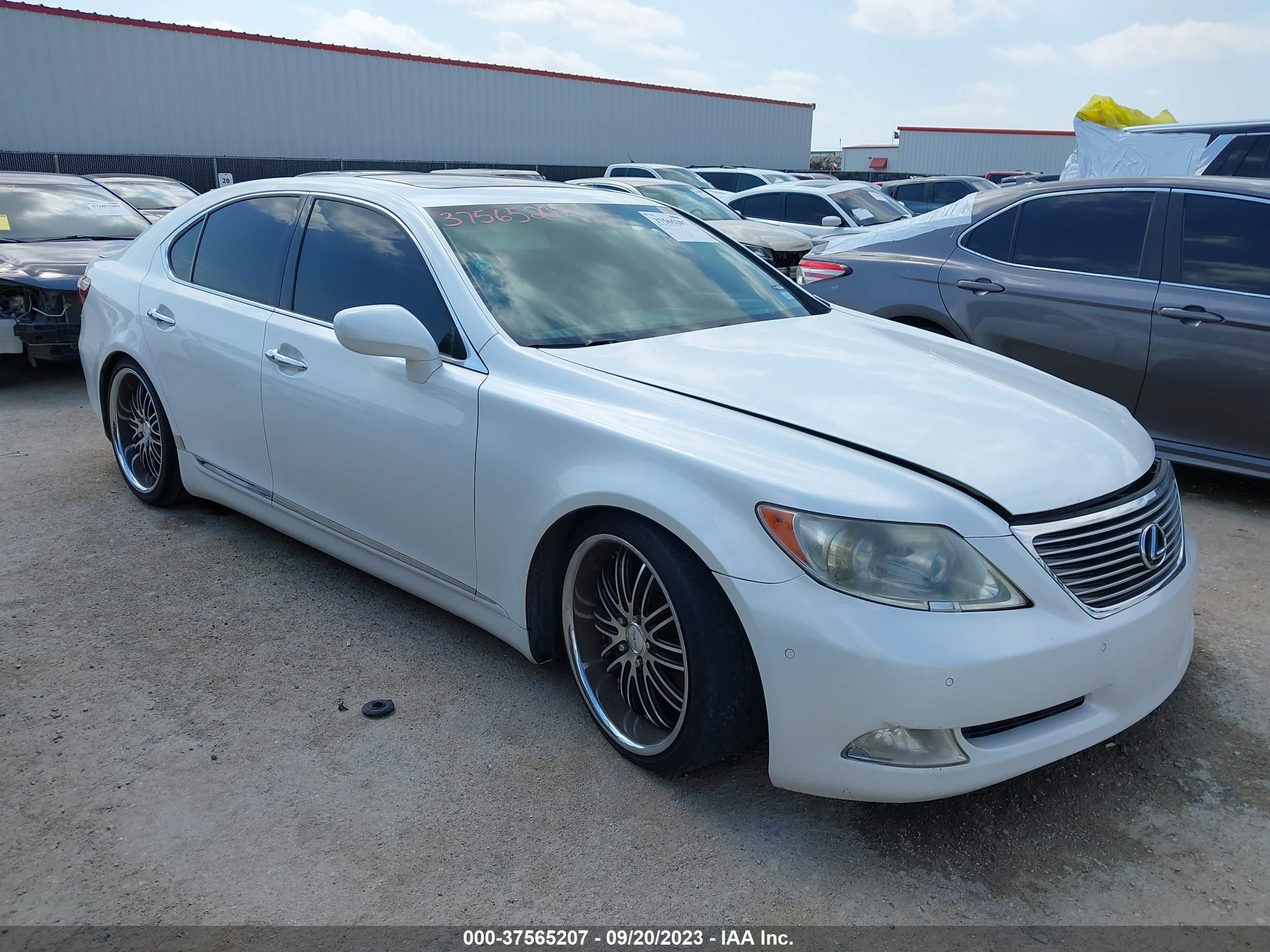 lexus ls 2007 jthbl46f875016025