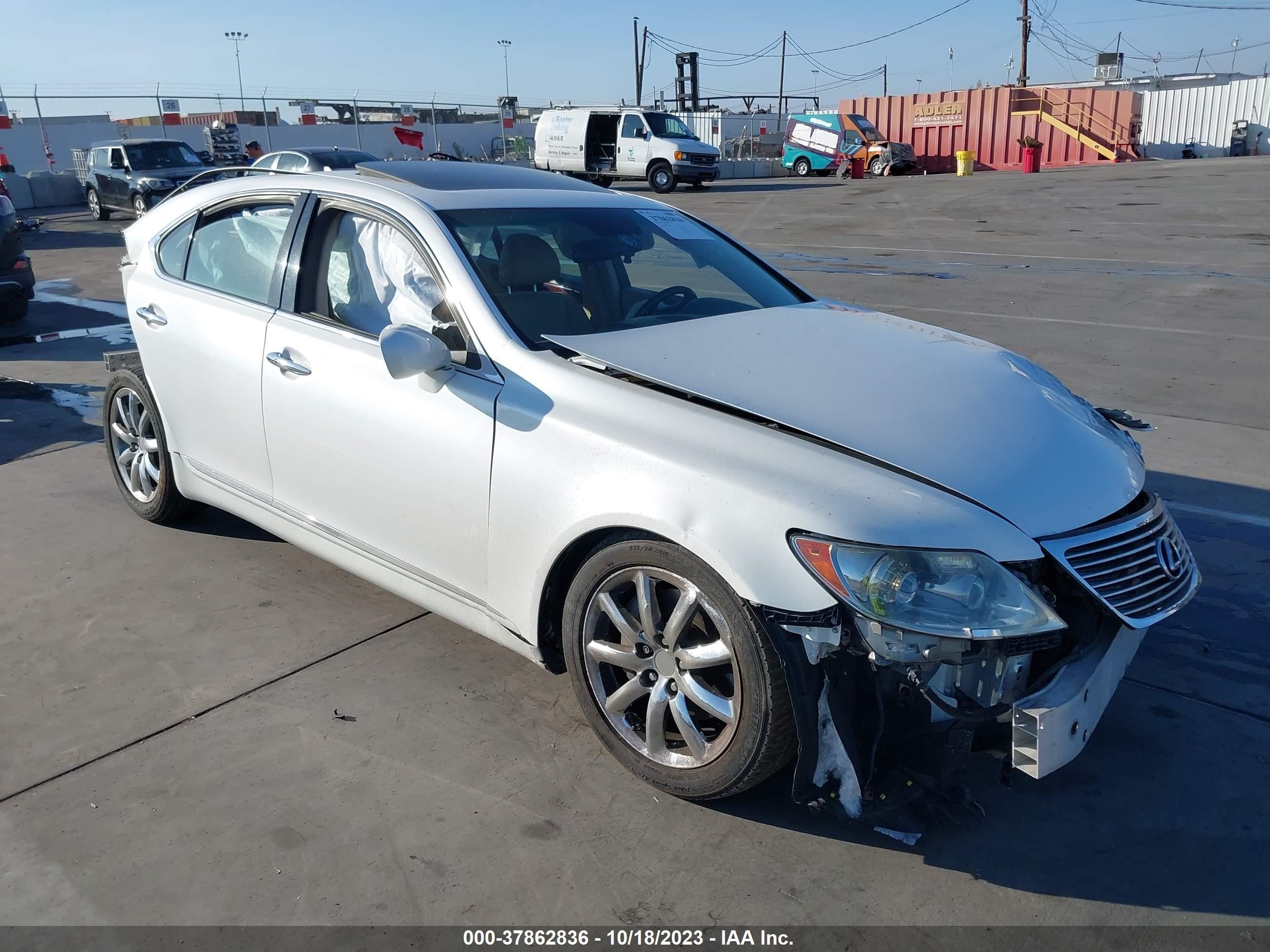 lexus ls 2007 jthbl46f875028949