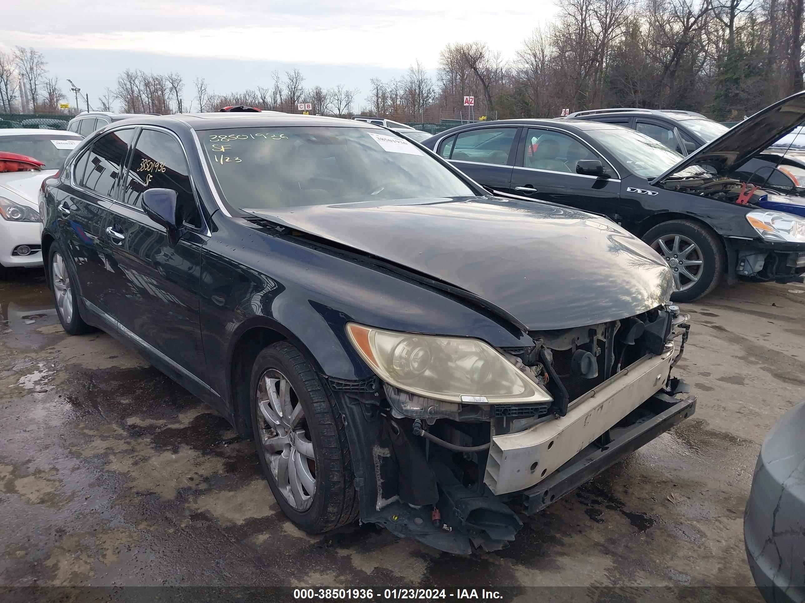 lexus ls 2007 jthbl46f875049736