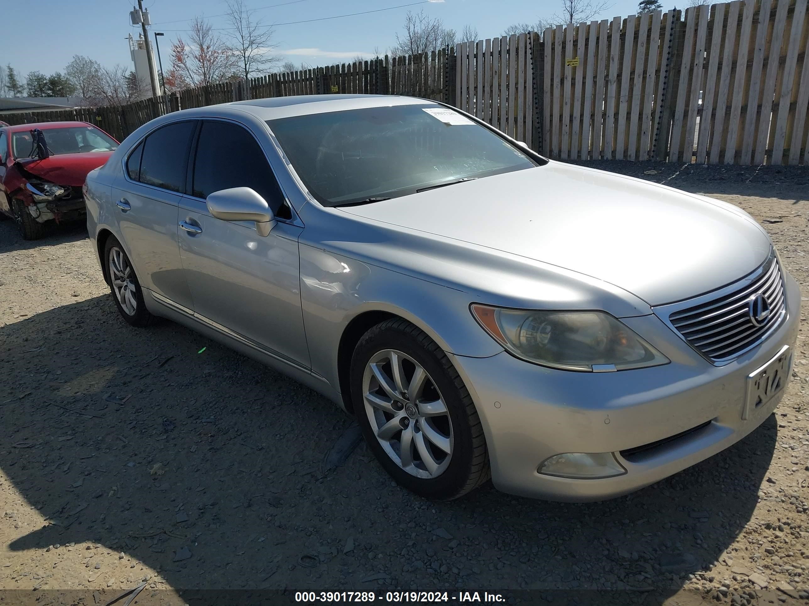 lexus ls 2007 jthbl46fx75041668