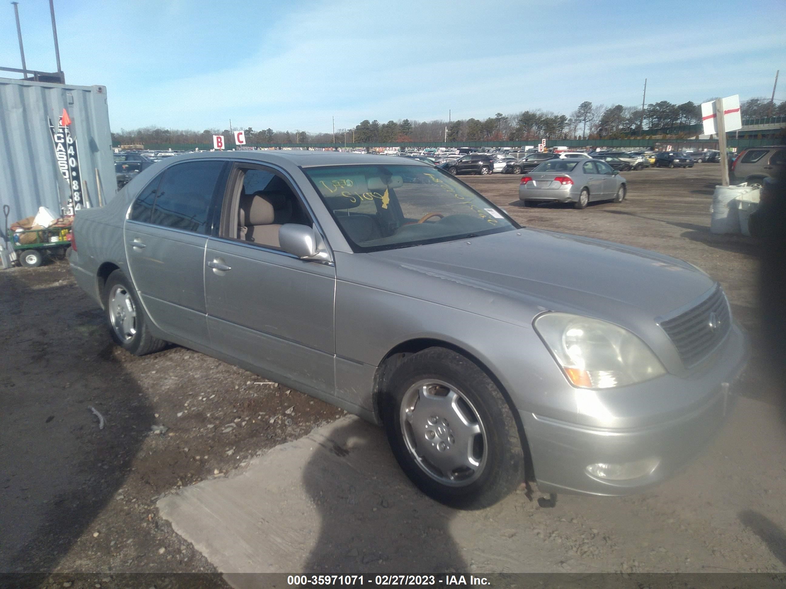 lexus ls 2002 jthbn30f520078419