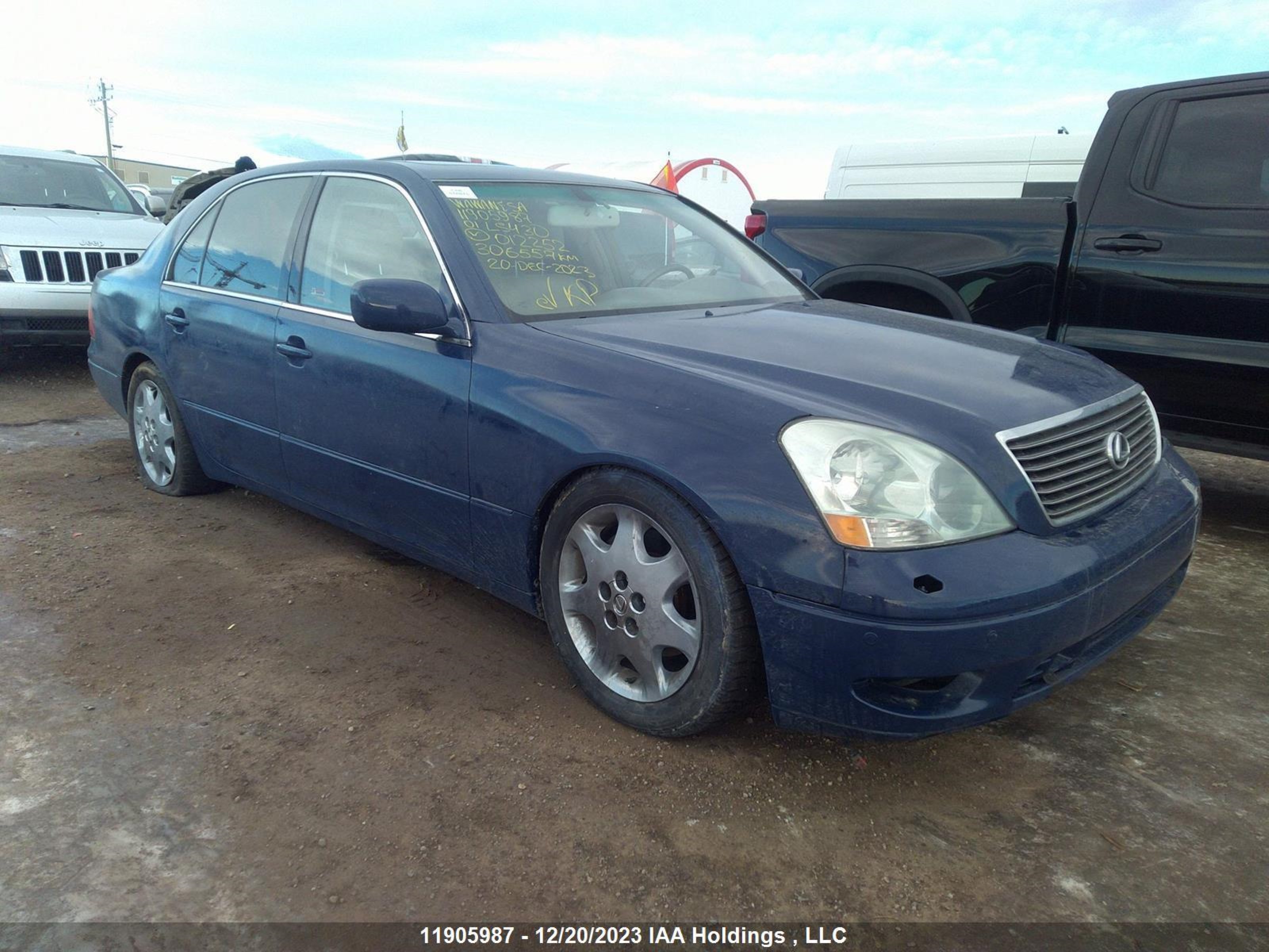 lexus ls 2001 jthbn30f810012252